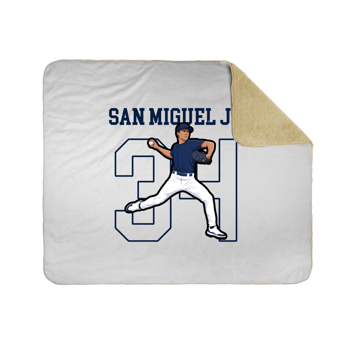 Throw Blanket — Shirsey in White