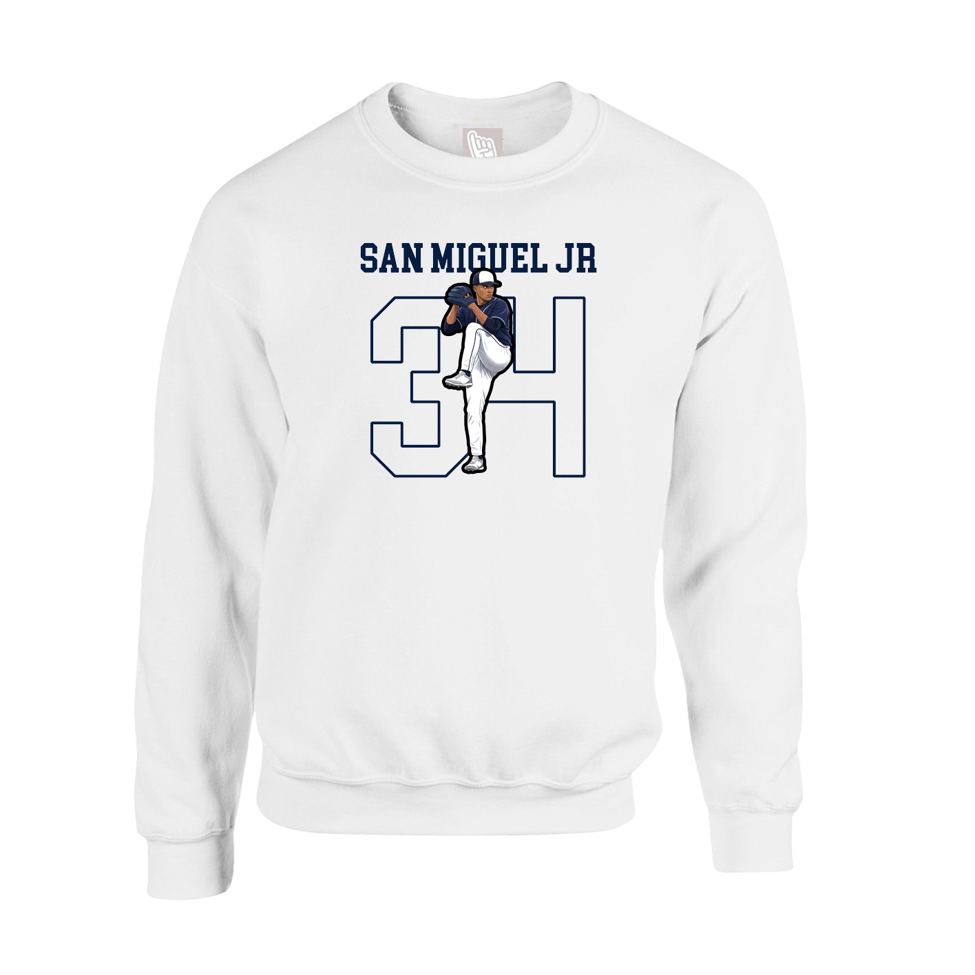 Fleece Crew — Shirsey in White