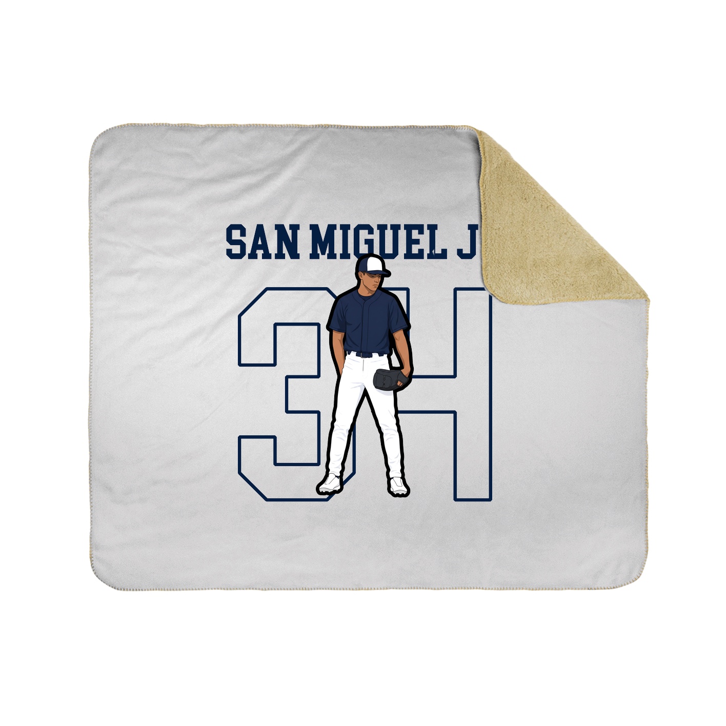 Throw Blanket — Shirsey in White