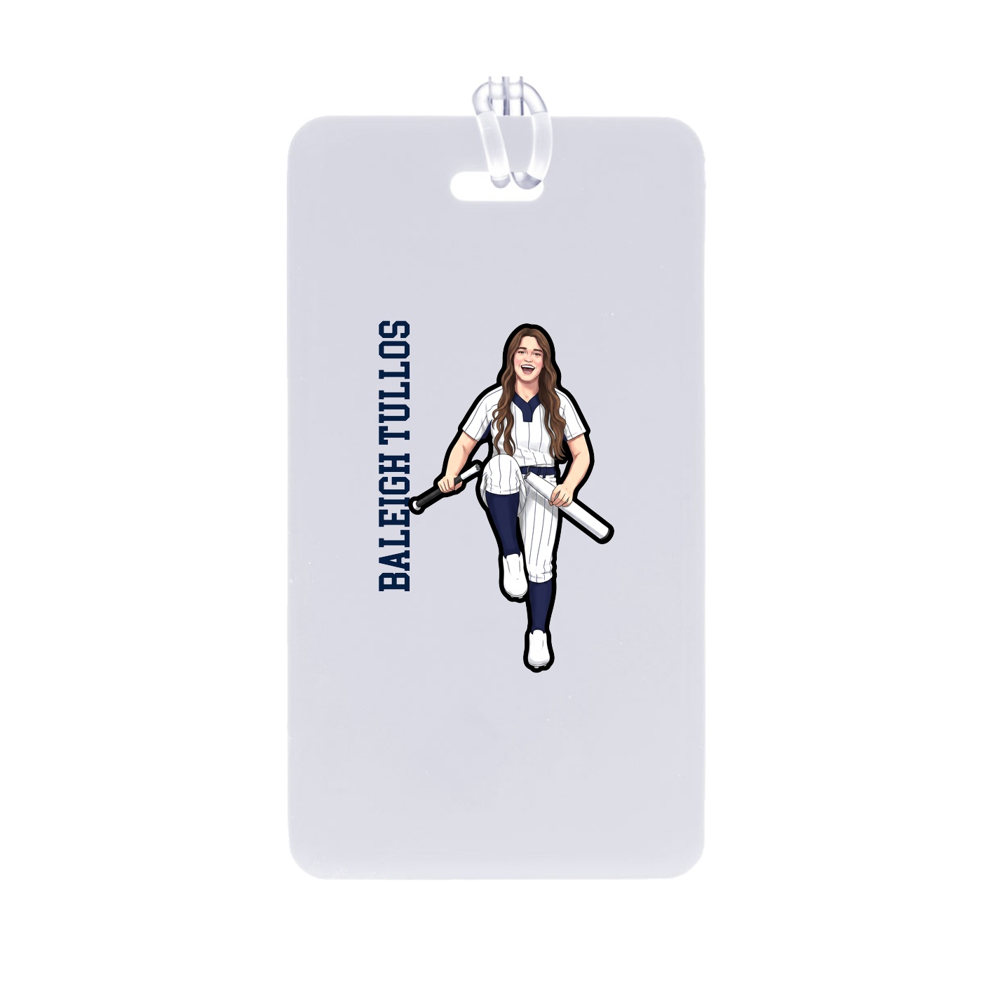 Bag Tag — Name Vertical in Classic