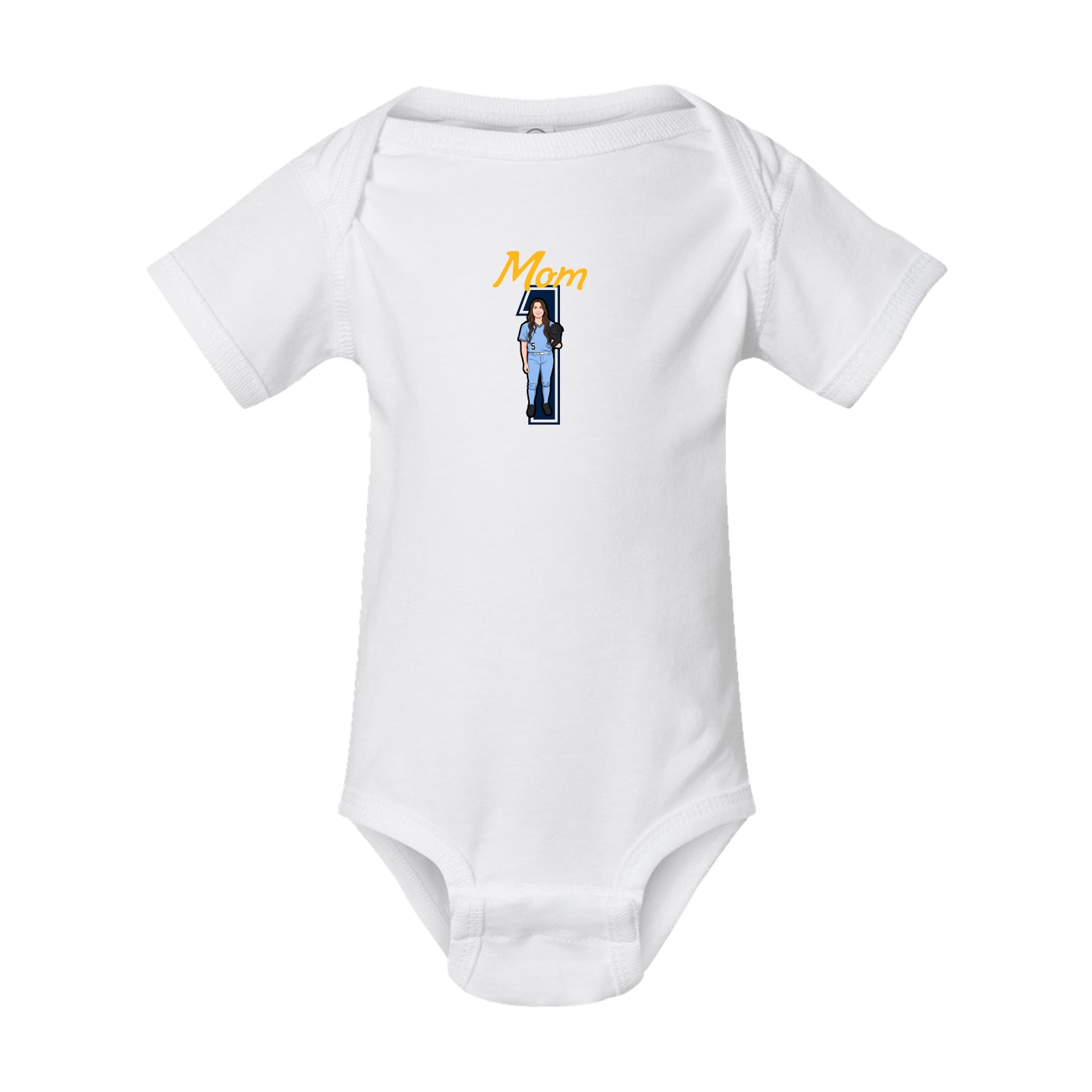 Baby Onesie — Mothers Day Shirsey in White
