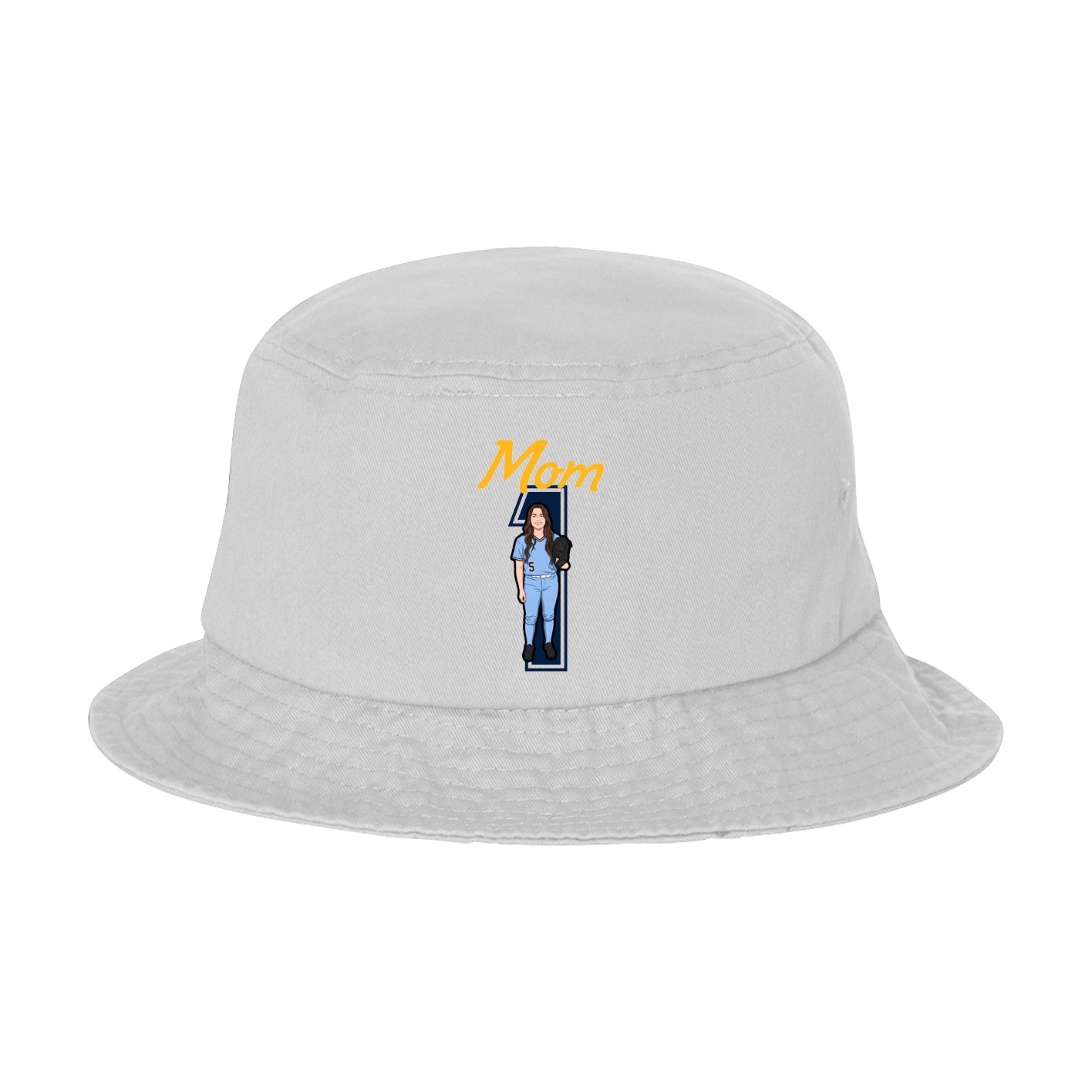 Bucket Cap — Mothers Day Shirsey in White
