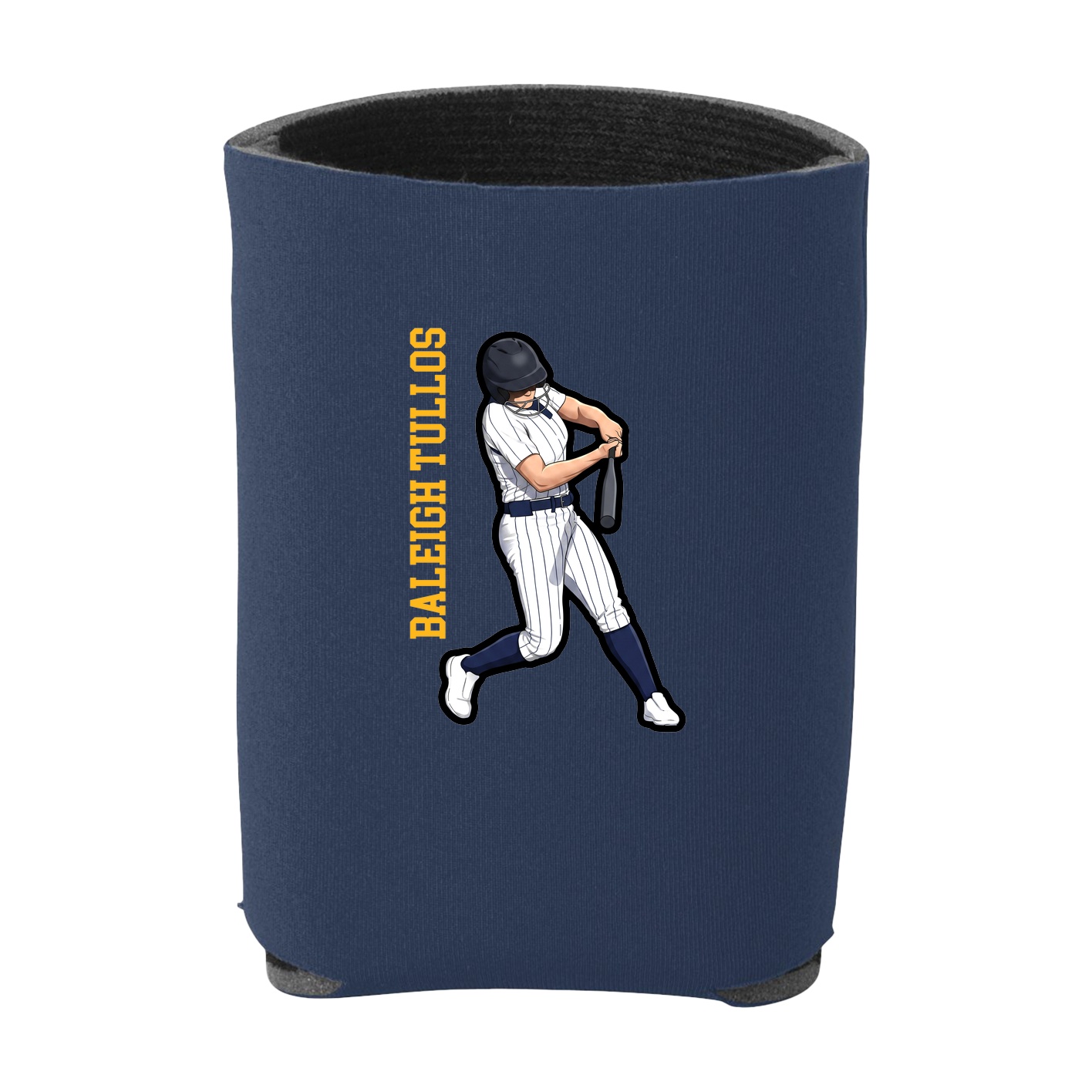 Can Holder — Name Vertical in Navy