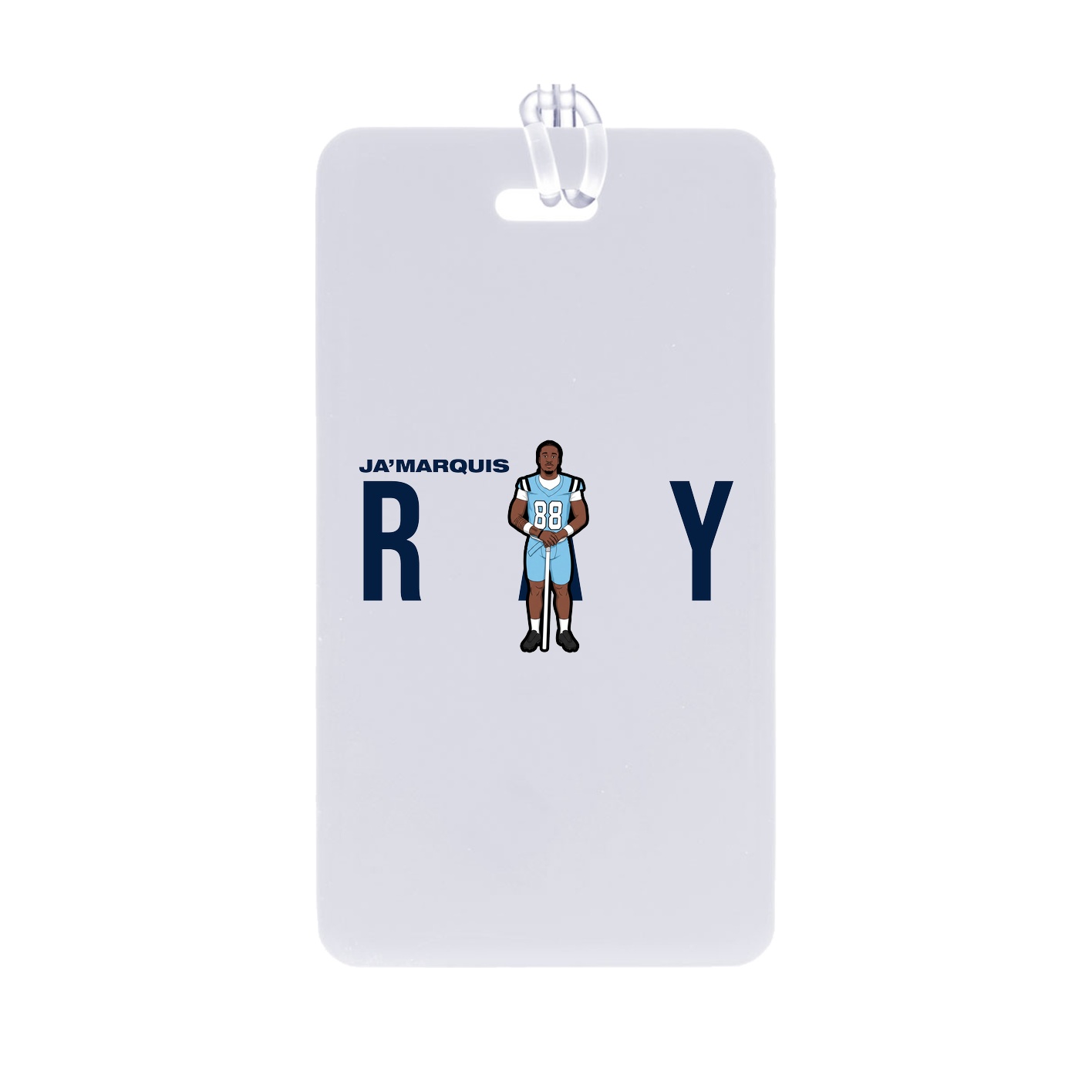 Bag Tag — Player Name in Classic