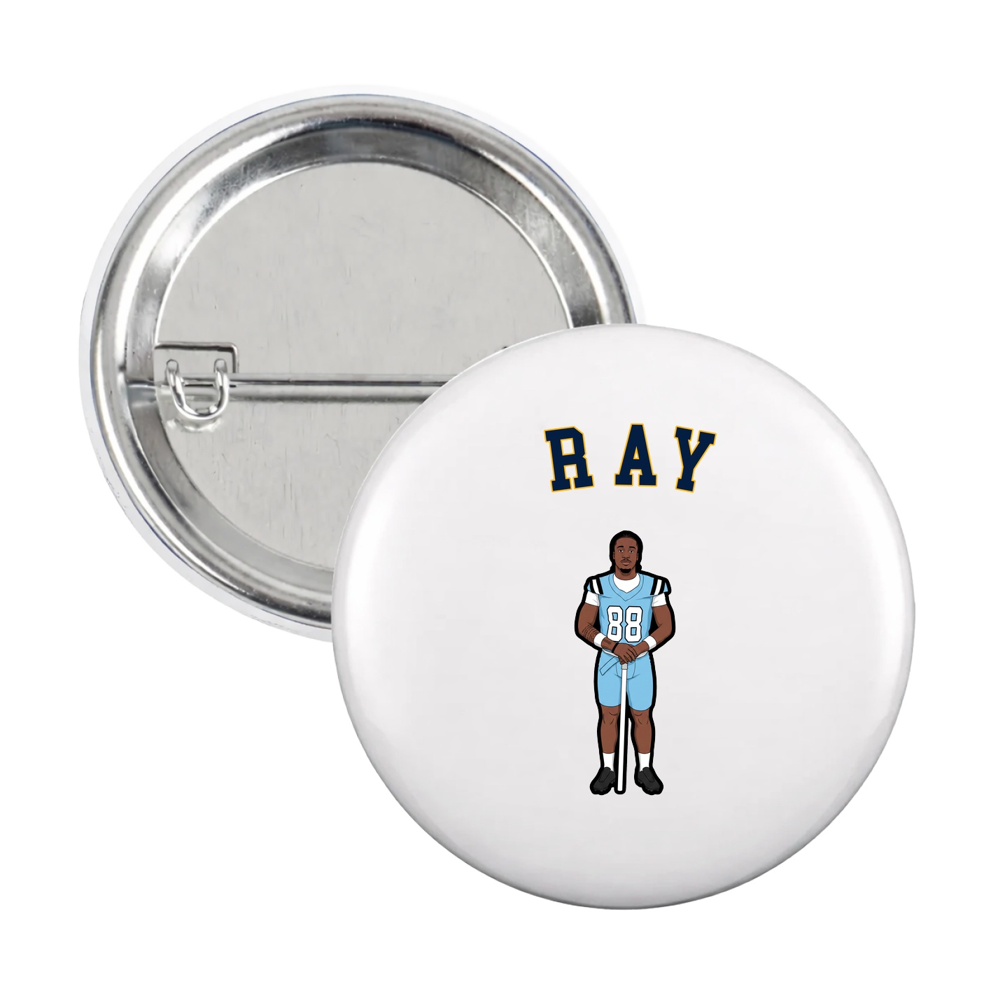 Game Day Button — Shirsey Arch in White