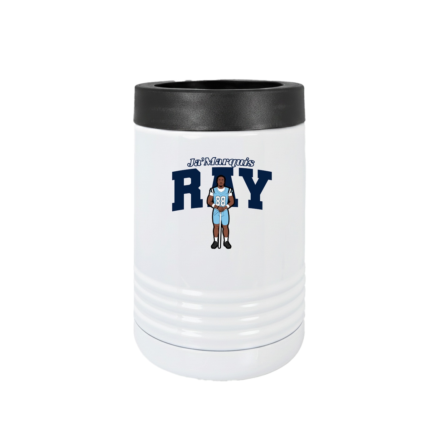 Beverage Holder — Name Arch in White