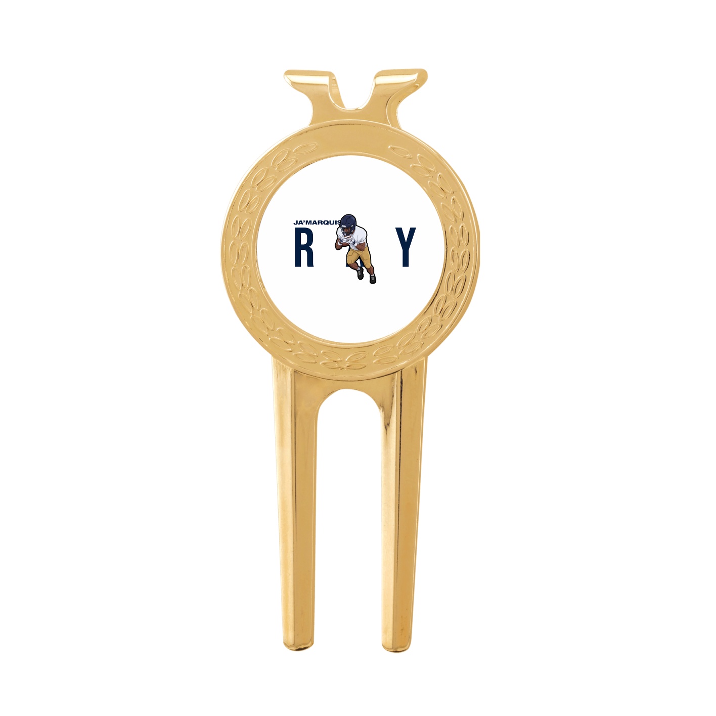 Divot Tool with Ball Marker — Player Name in Classic
