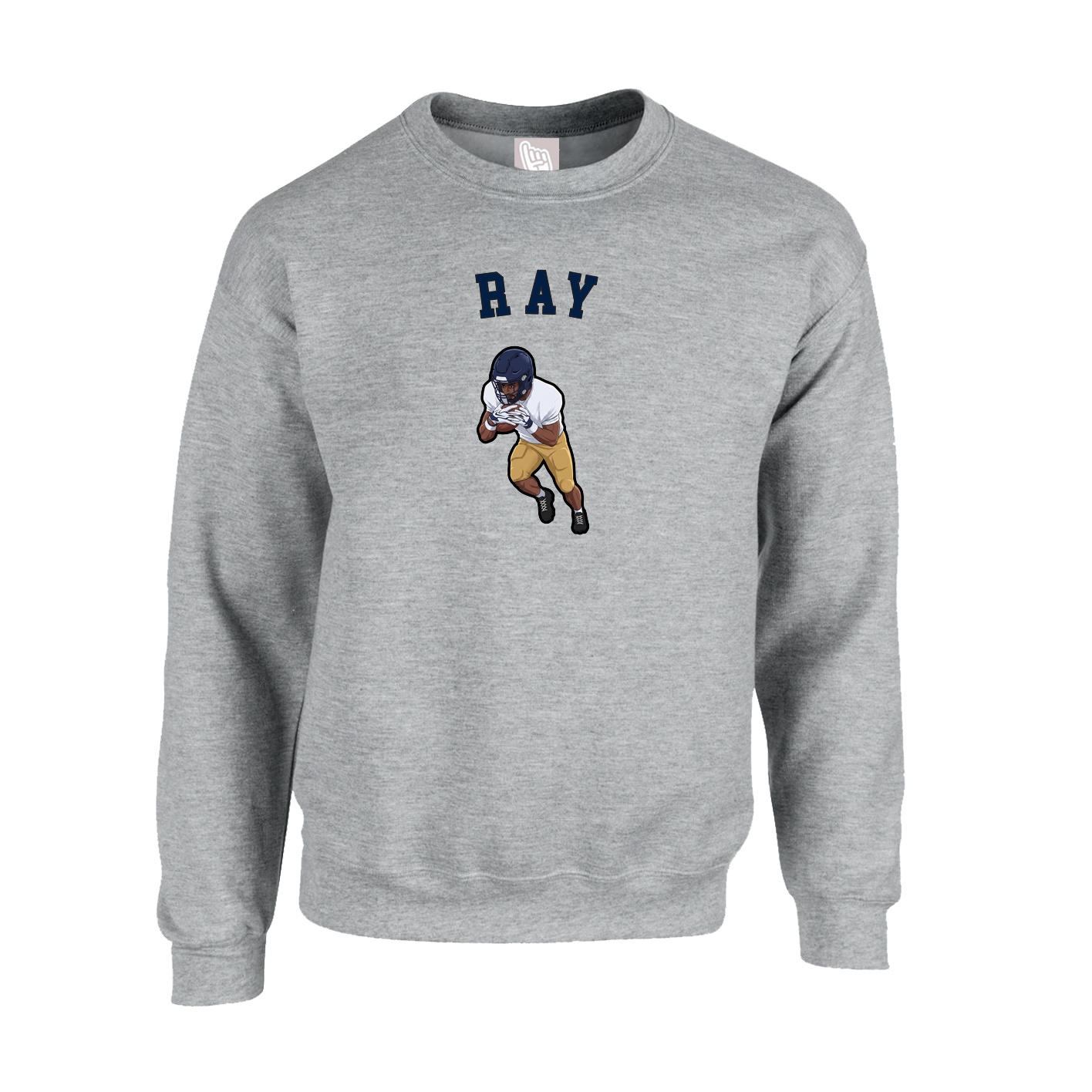 Fleece Crew — Shirsey Arch in Grey