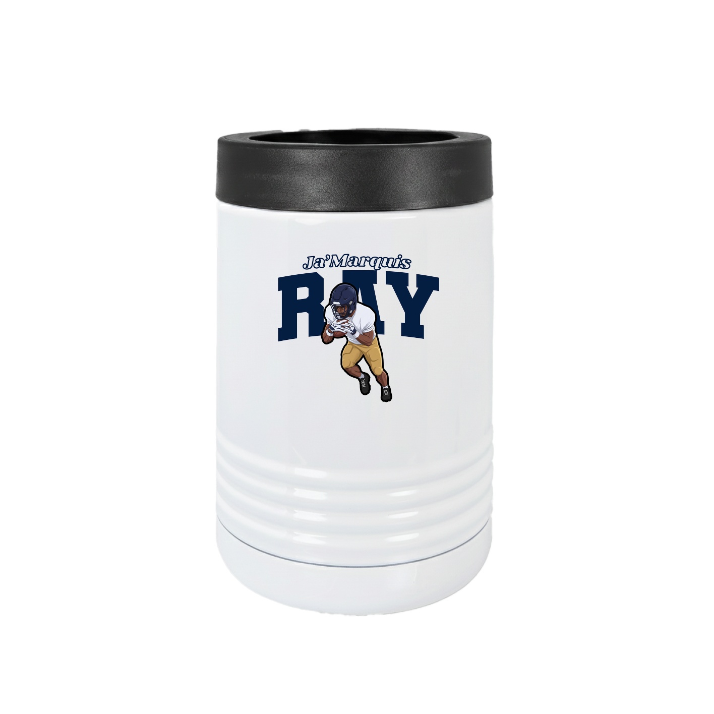 Beverage Holder — Name Arch in White