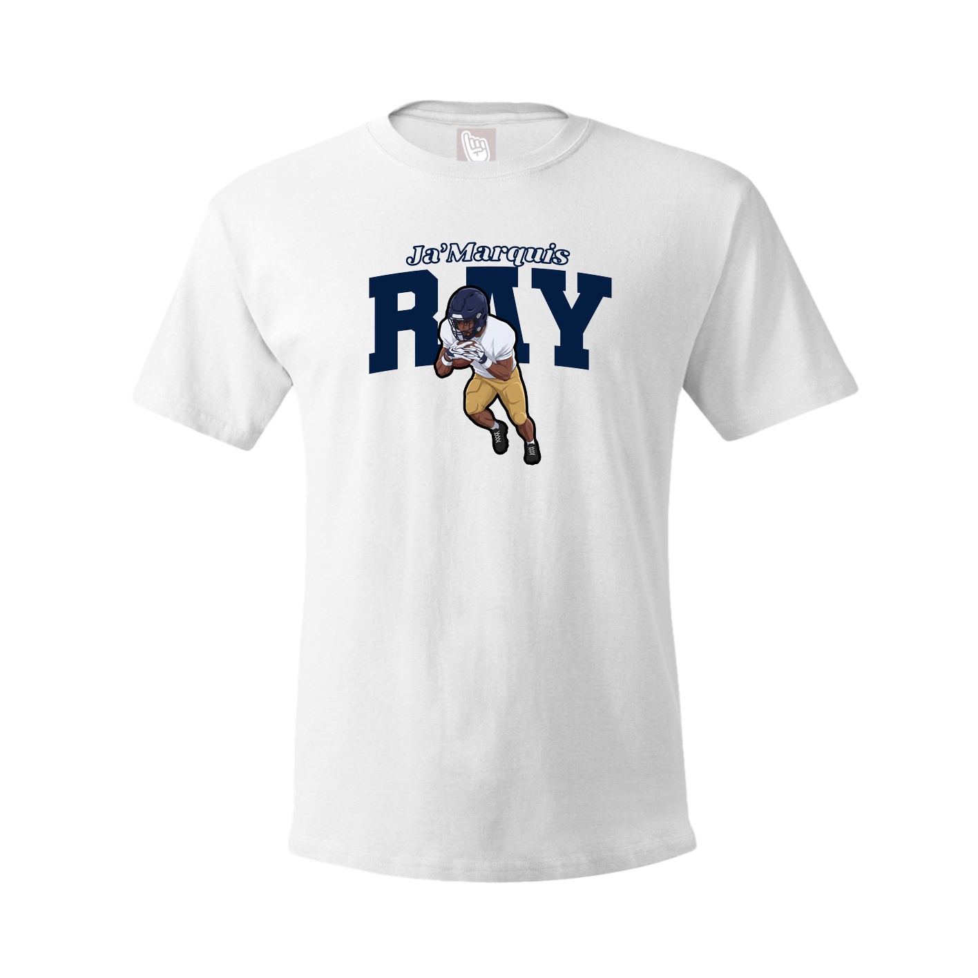 Tee — Name Arch in White
