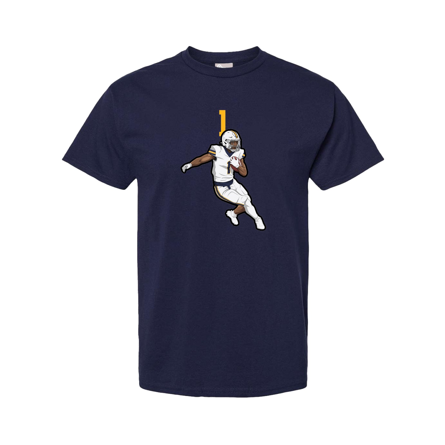 Youth Tee — Number Top in Navy