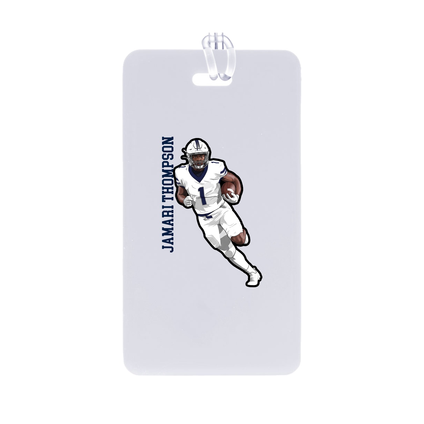 Bag Tag — Name Vertical in Classic