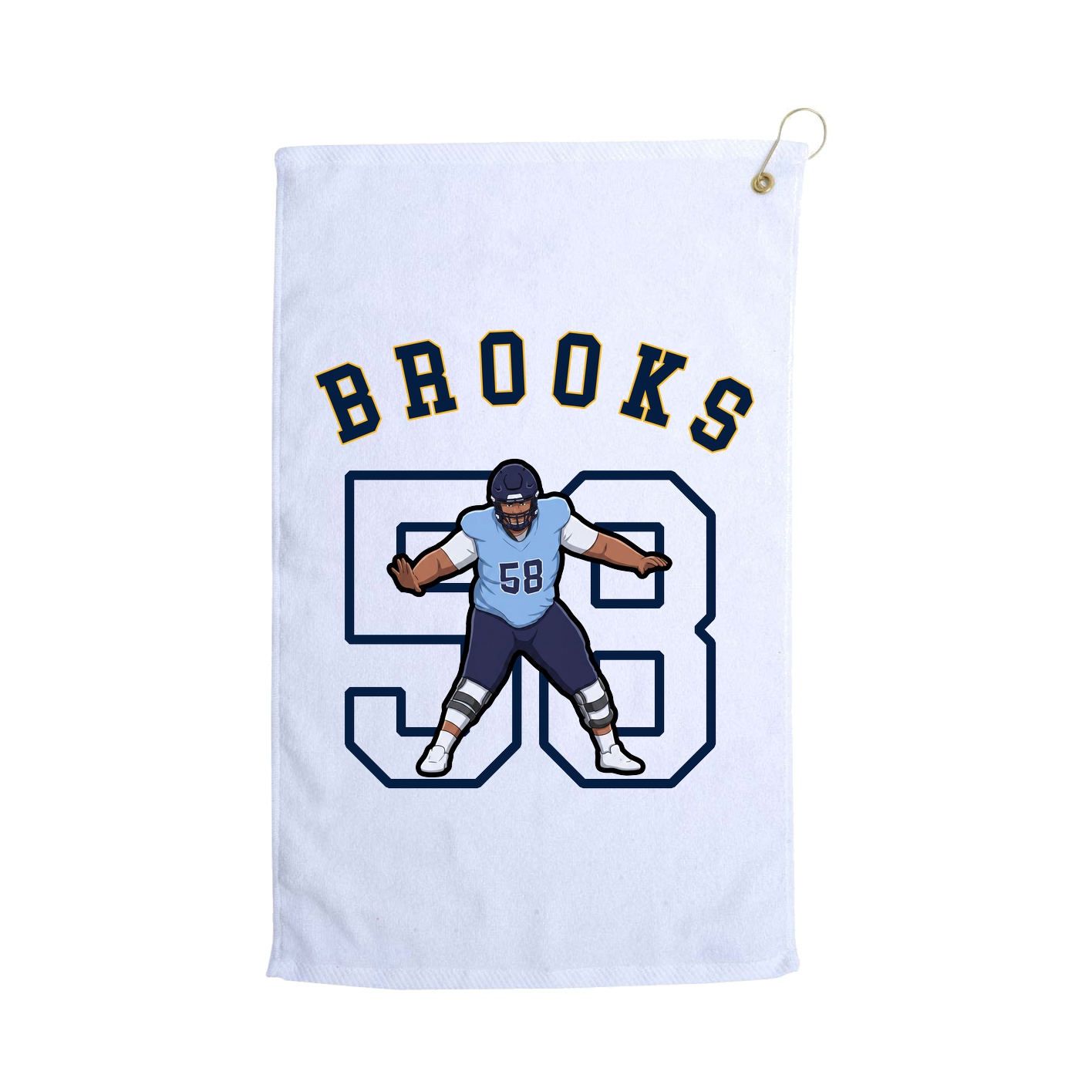 Golf Towel — Shirsey Arch in White