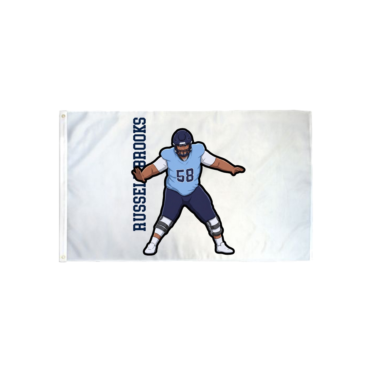 3x5 Flag — Name Vertical in Classic