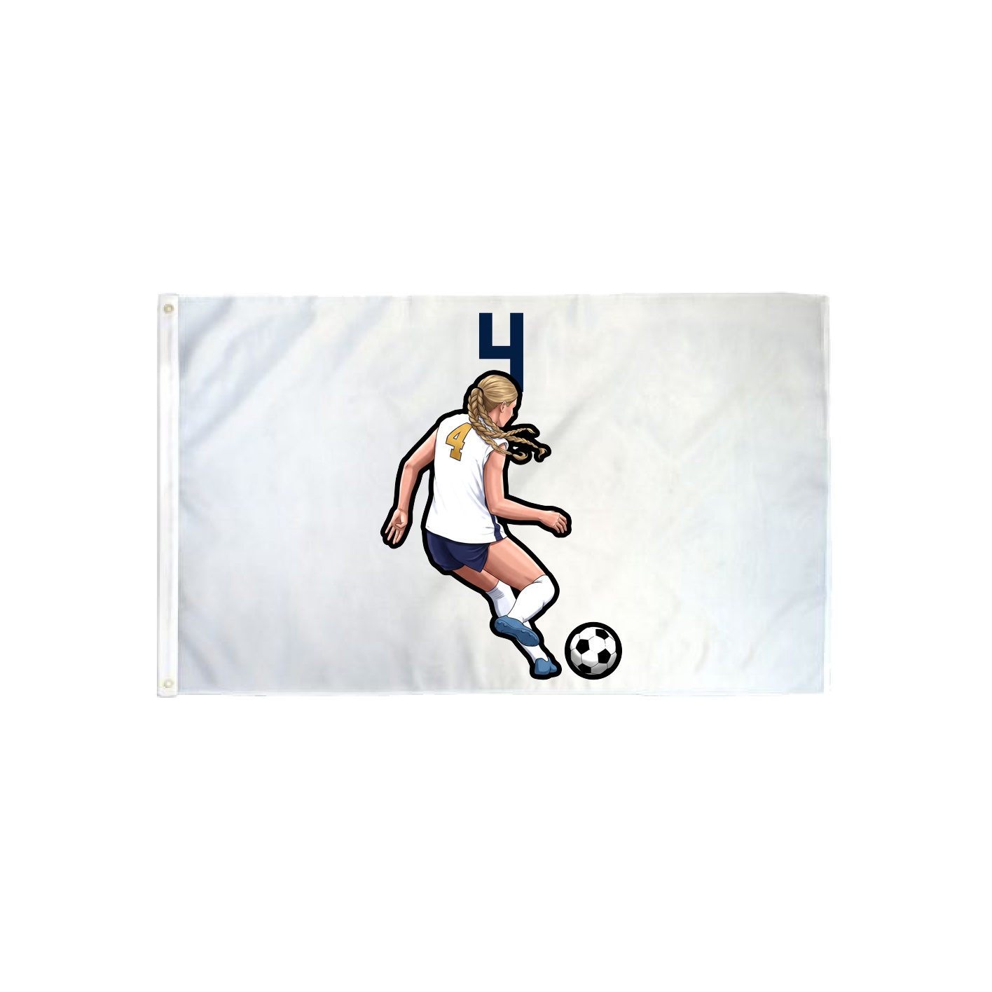 3x5 Flag — Number Top in Classic