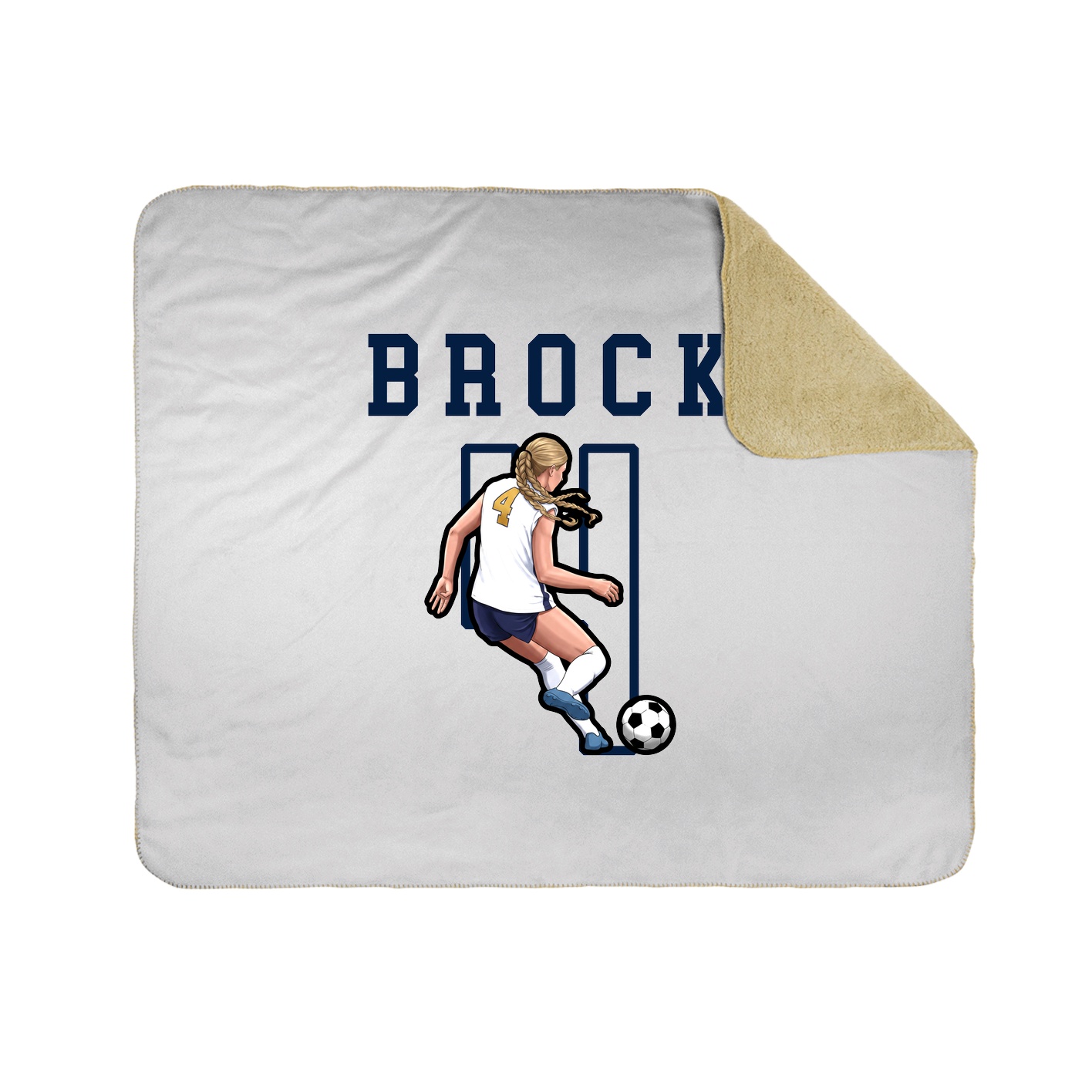 Throw Blanket — Shirsey in White