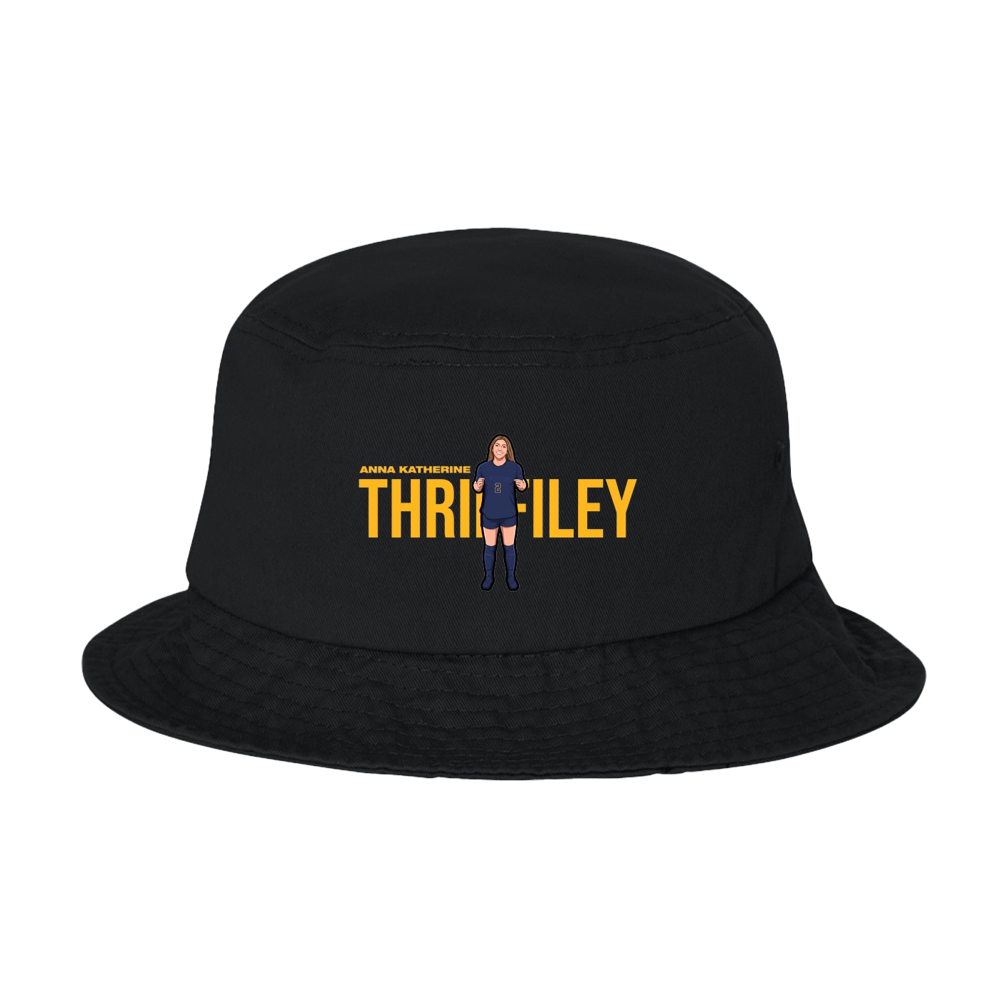 Bucket Cap — Player Name in Black