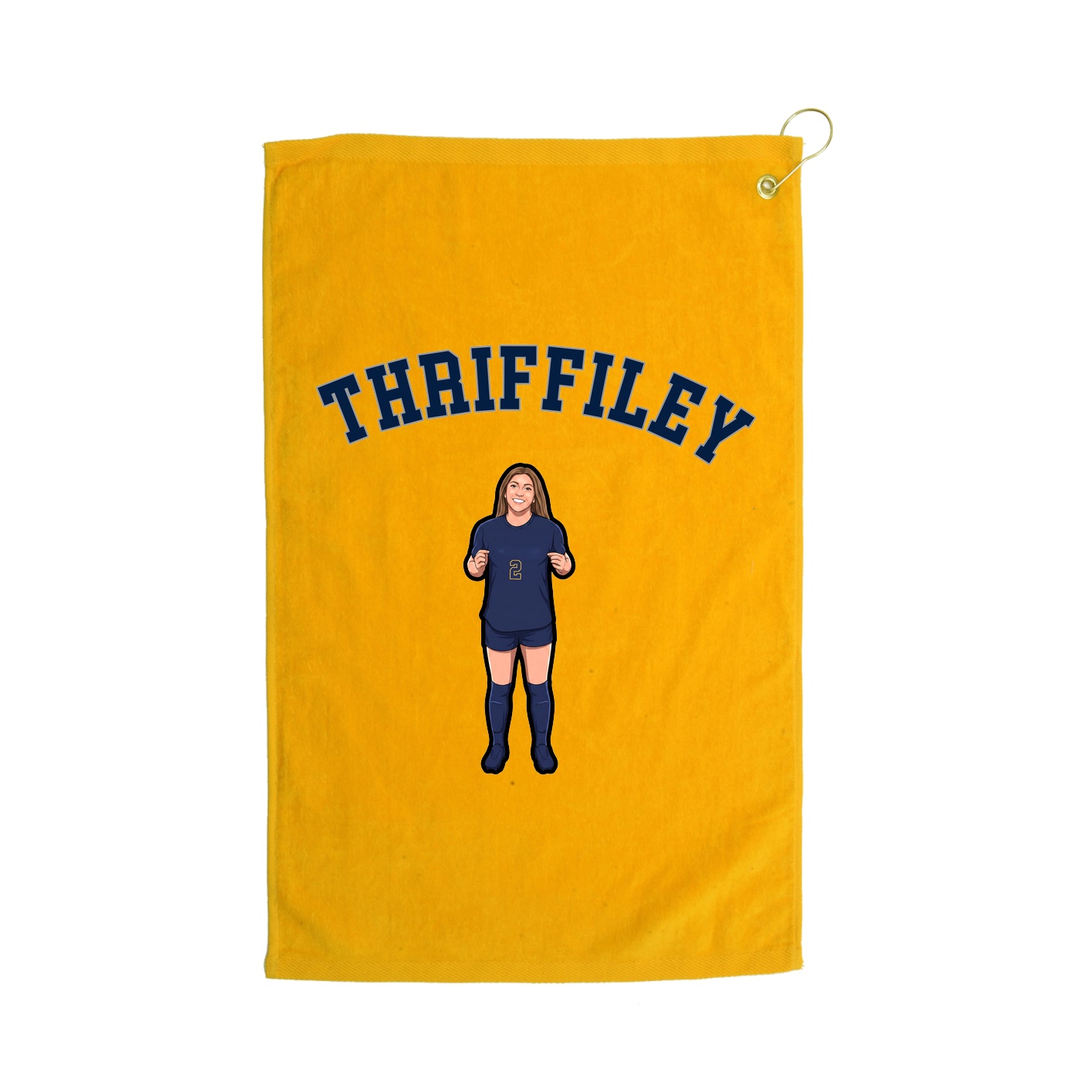 Golf Towel — Shirsey Arch in Gold
