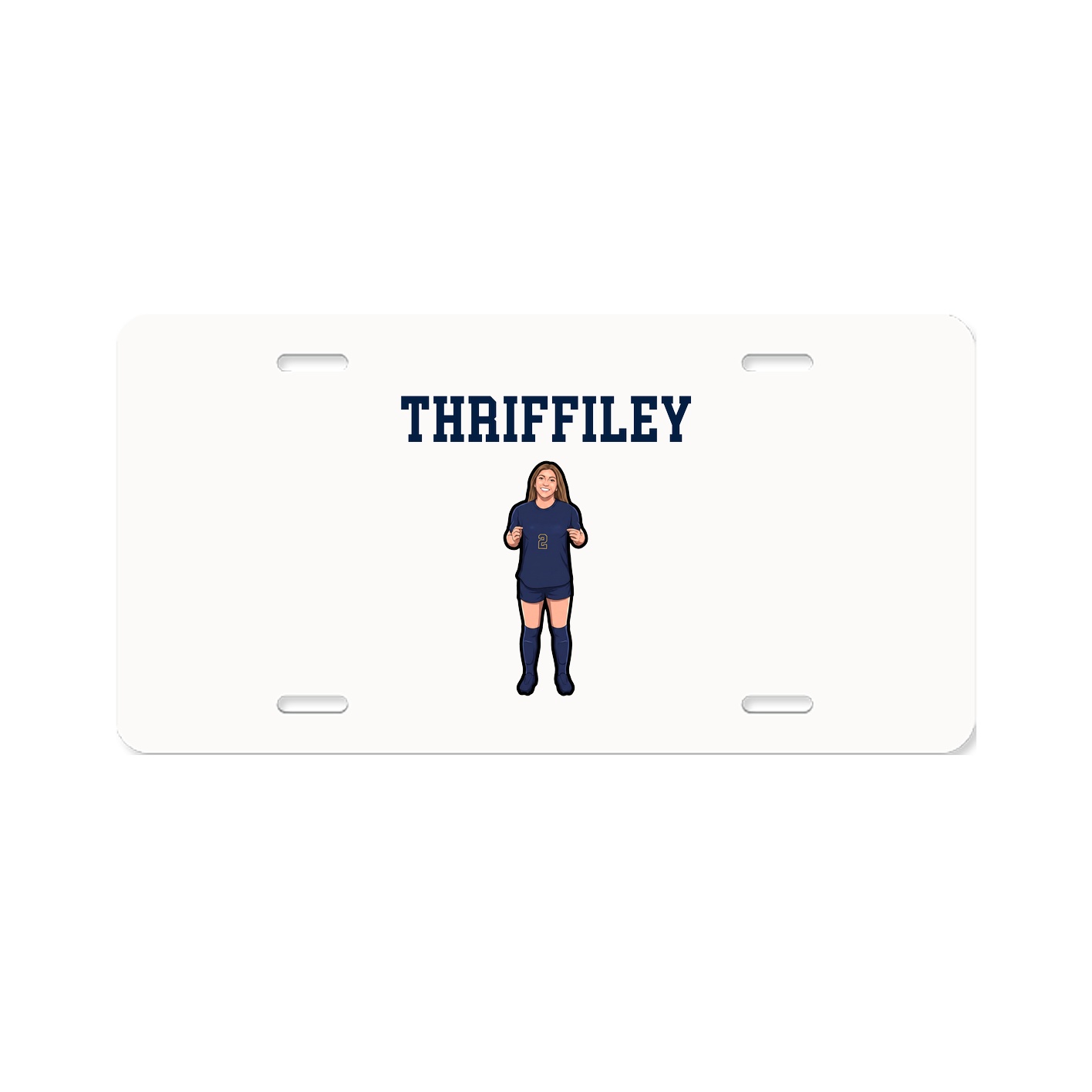 License Plate — Shirsey in Classic