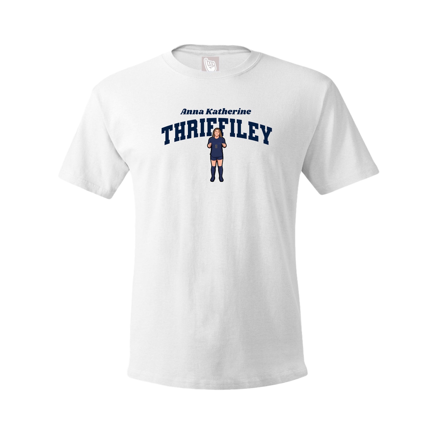 Youth Tee — Signature Arch in White
