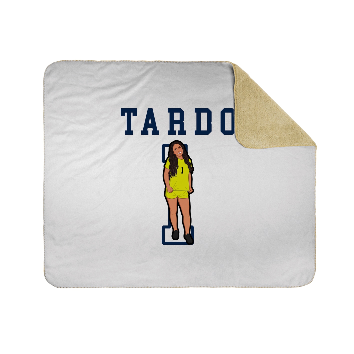 Throw Blanket — Shirsey in White