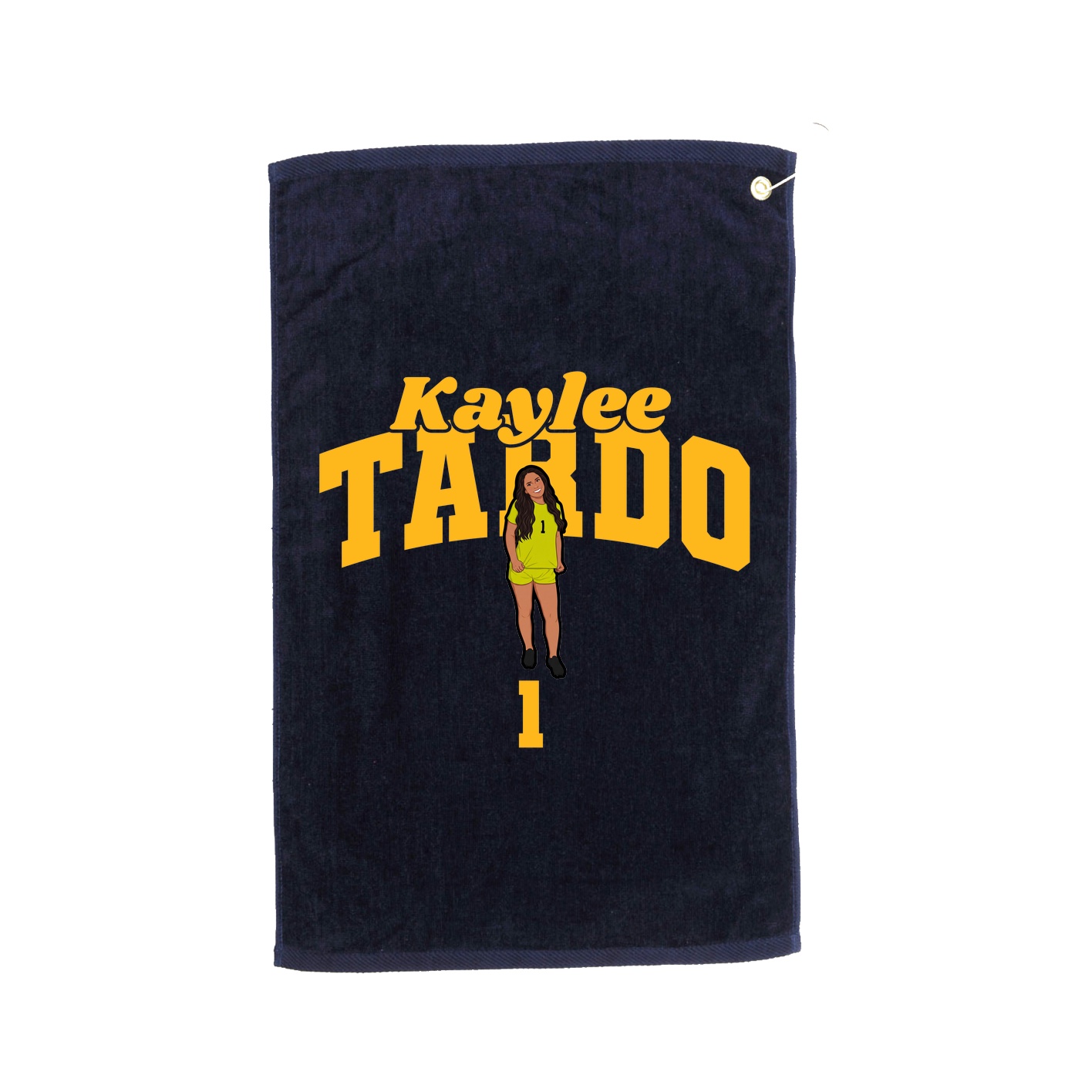 Golf Towel — Signature Arch in Navy