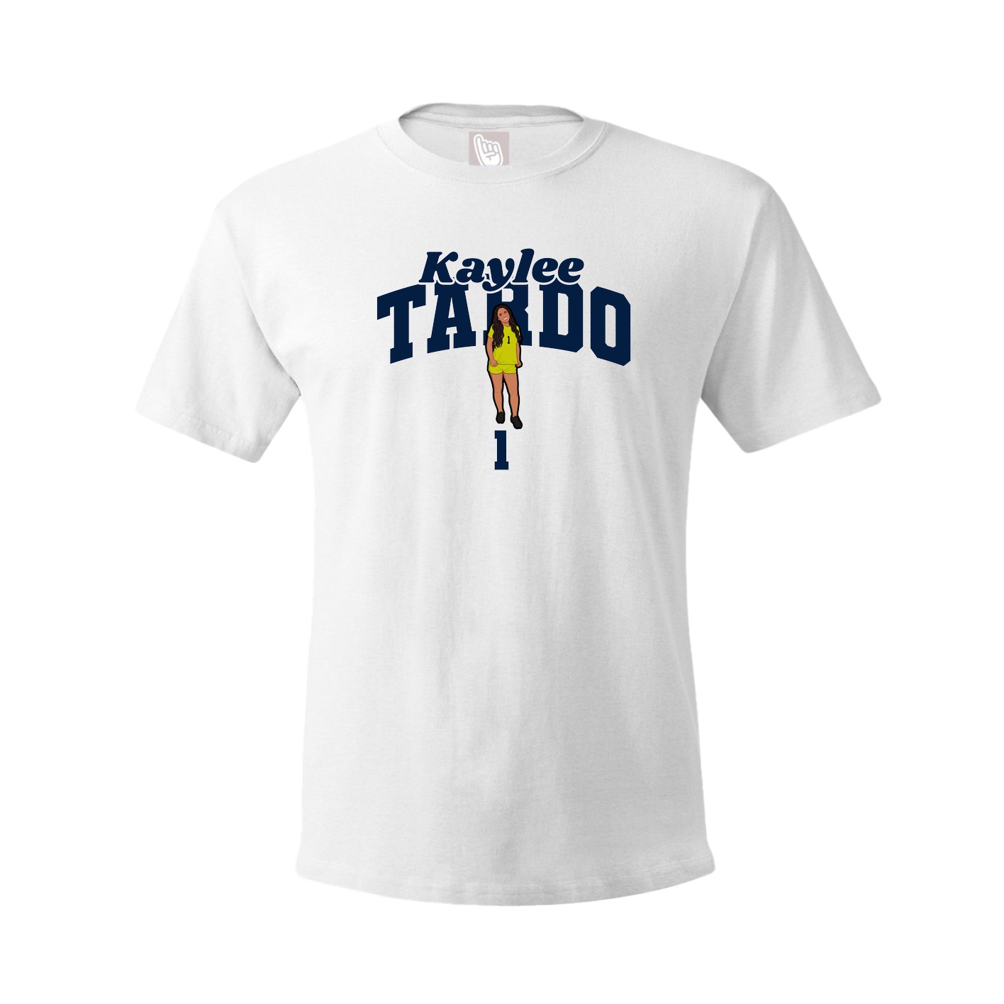 Youth Tee — Signature Arch in White