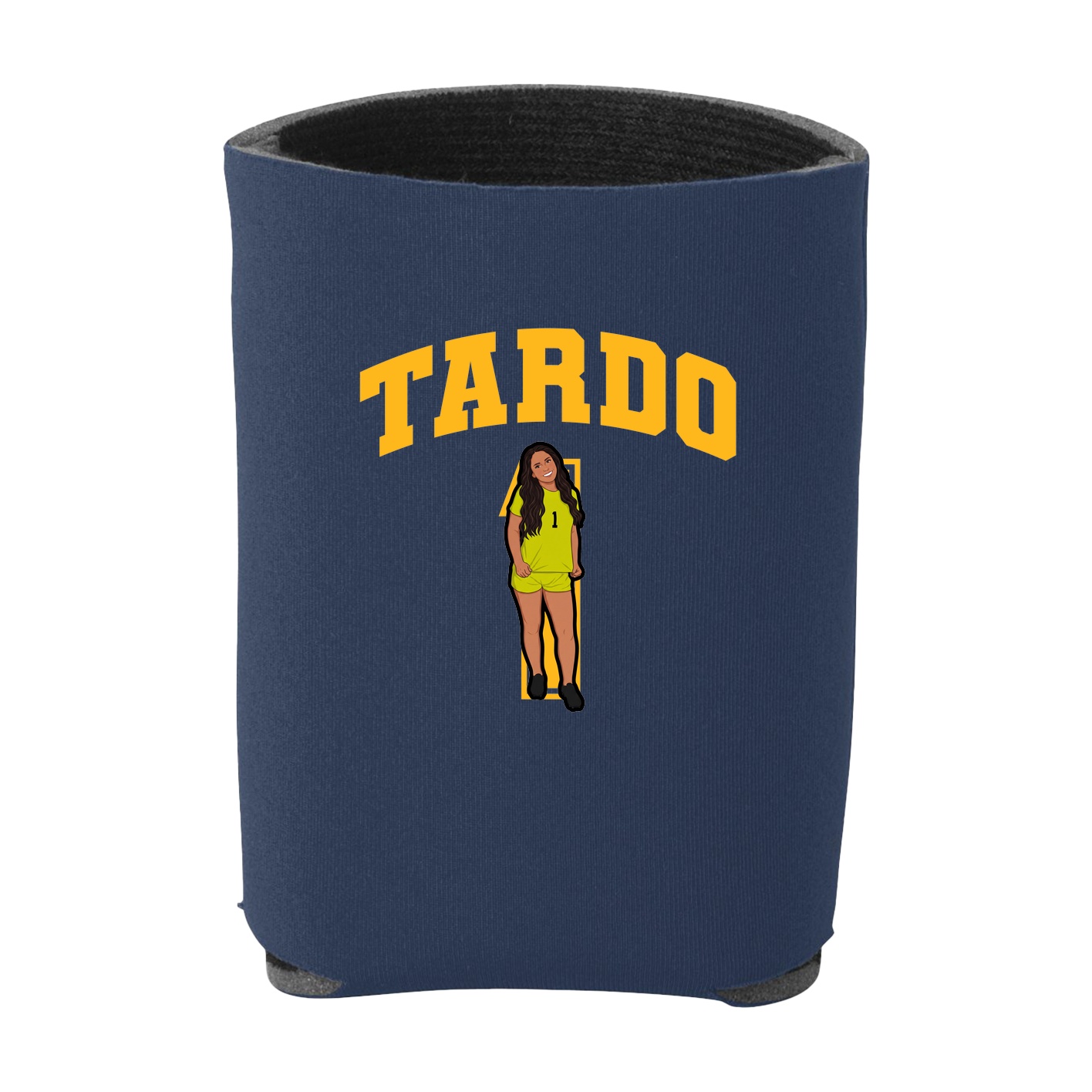 Can Holder — Number in Navy