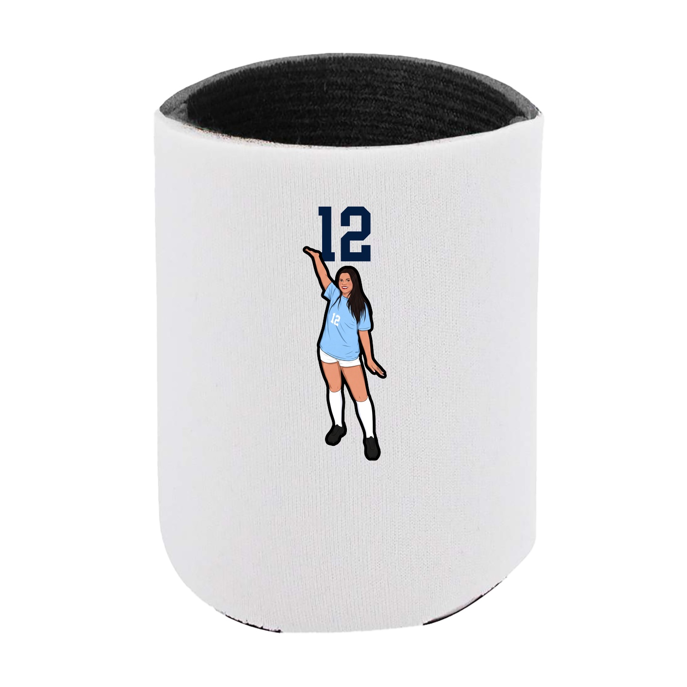 Can Holder — Number Top in White