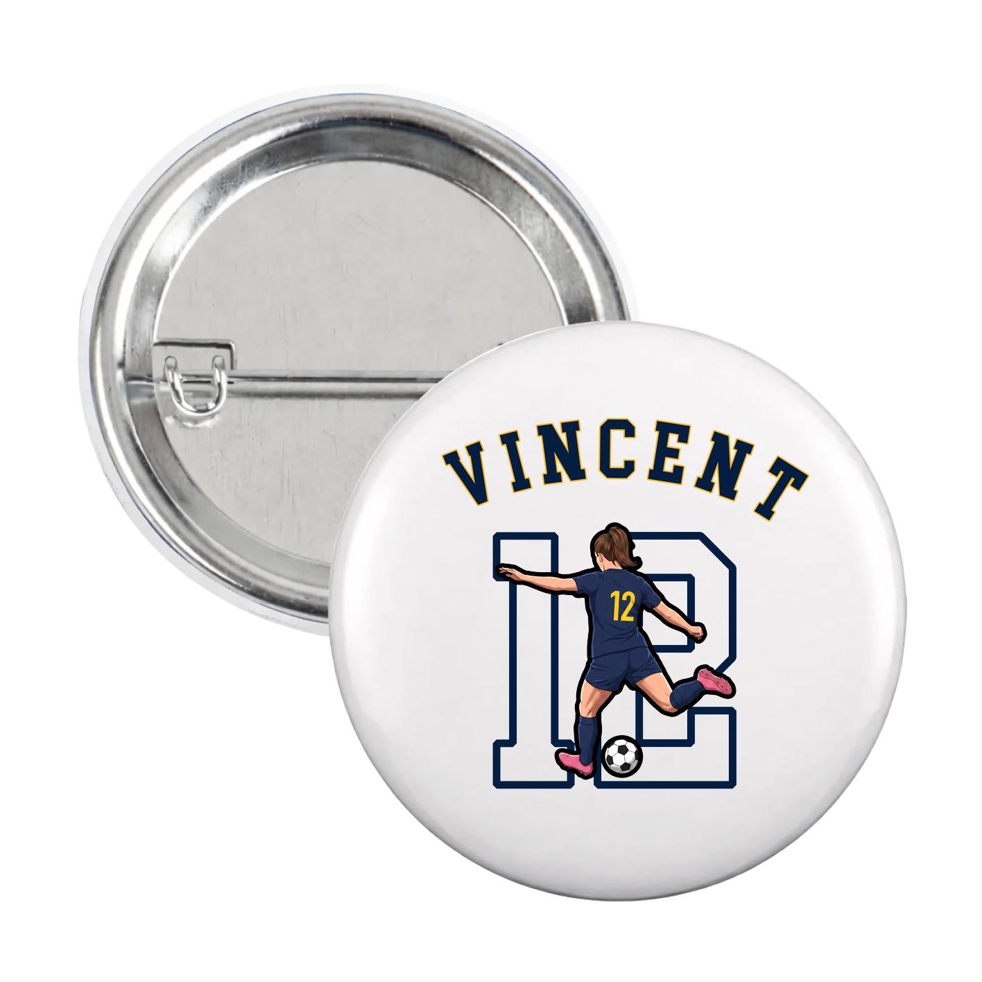 Game Day Button — Shirsey Arch in White