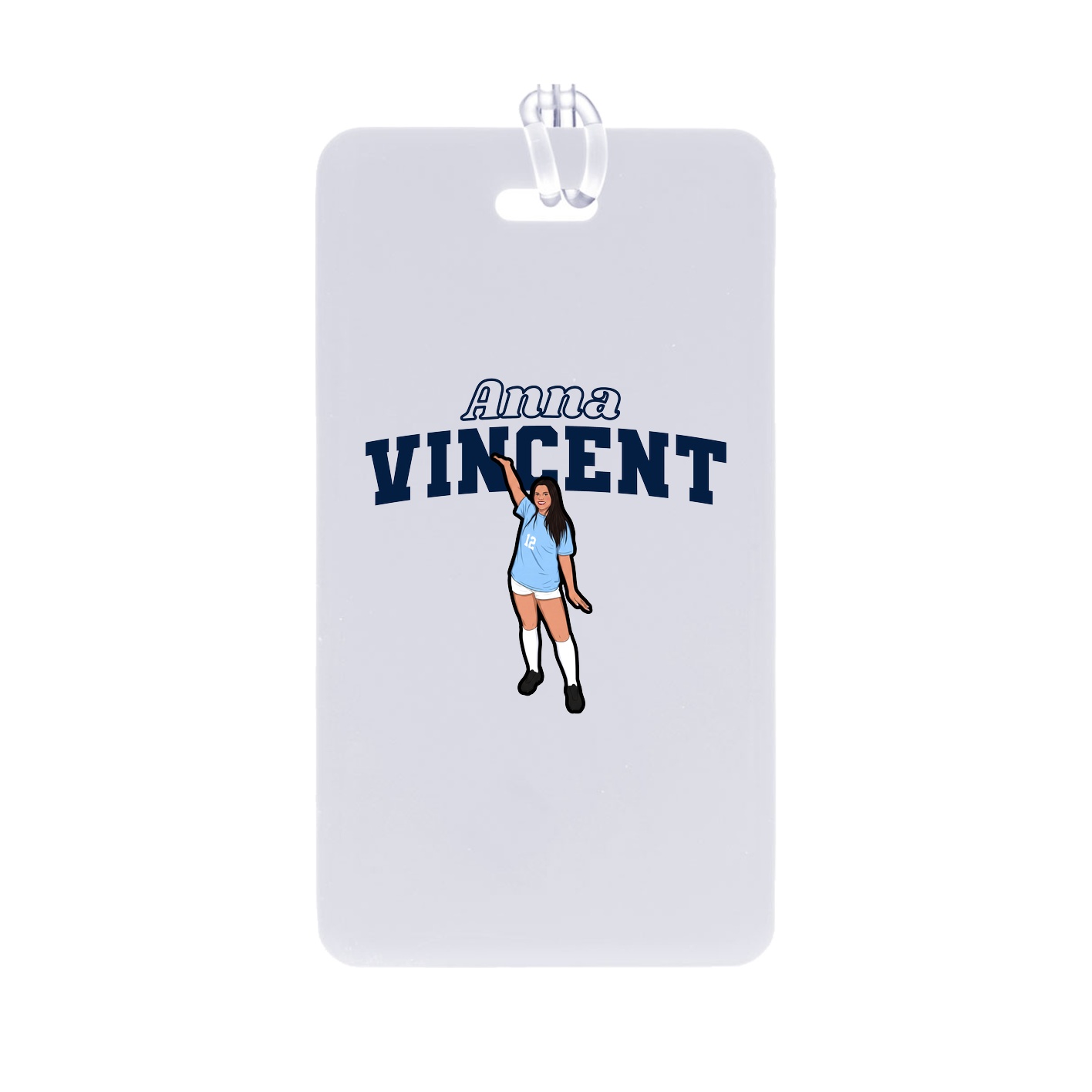 Bag Tag — Name Arch in Classic
