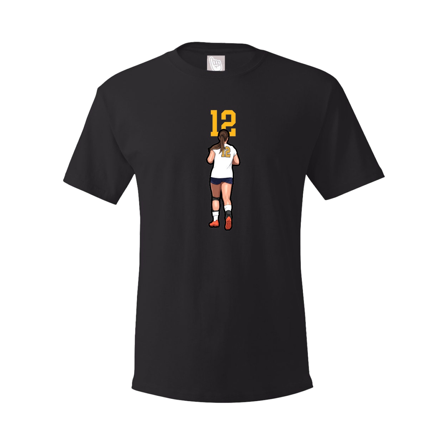 Tee — Number Top in Black