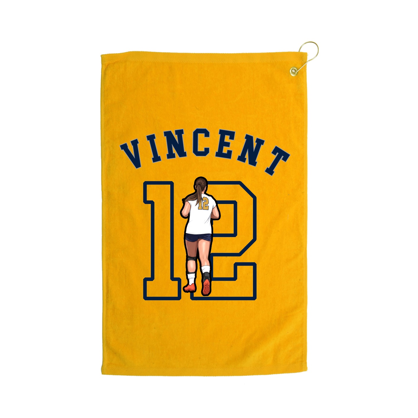 Golf Towel — Shirsey Arch in Gold