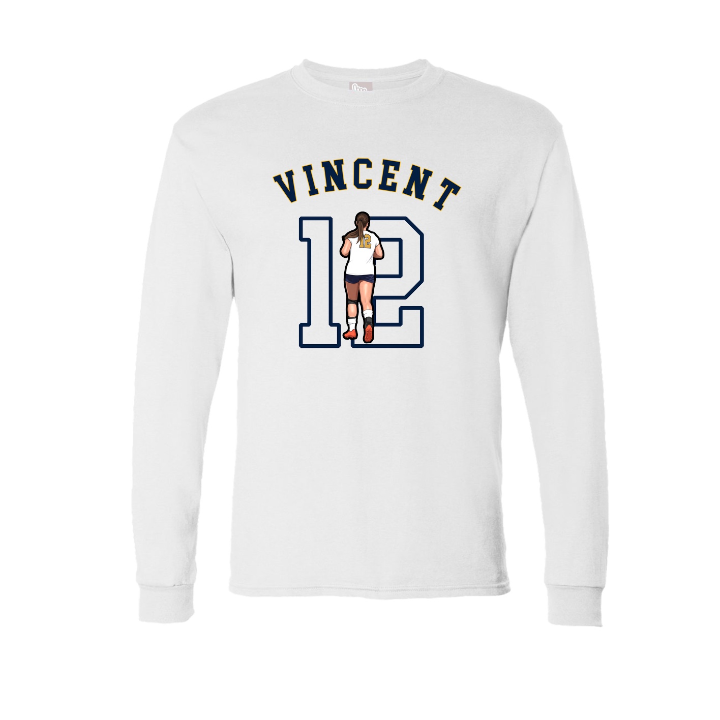 Long Sleeve Tee — Shirsey Arch in White