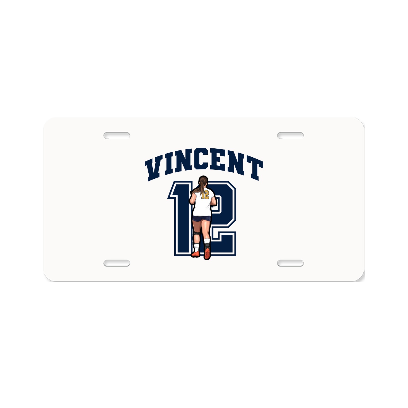 License Plate — Number in Classic
