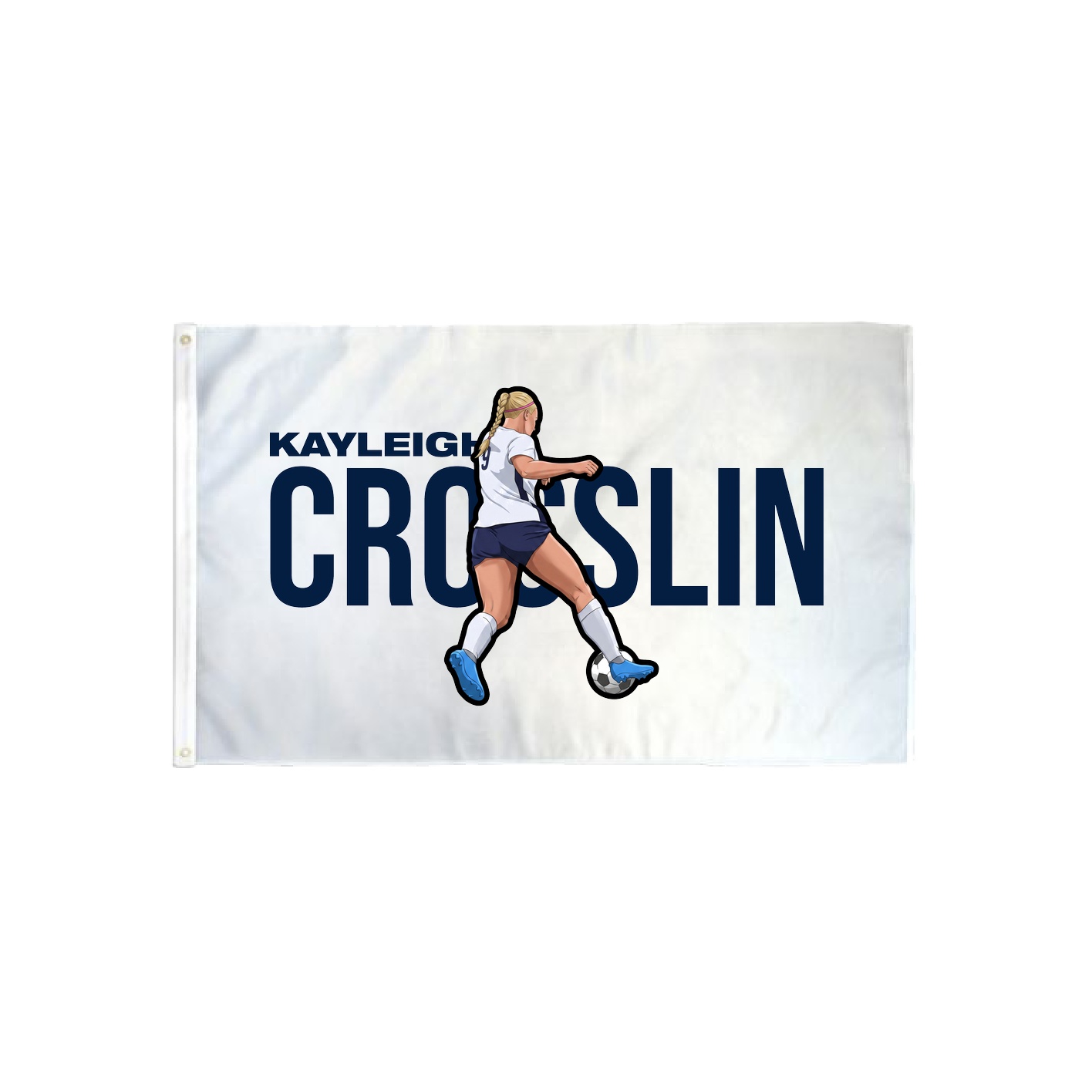 3x5 Flag — Player Name in Classic