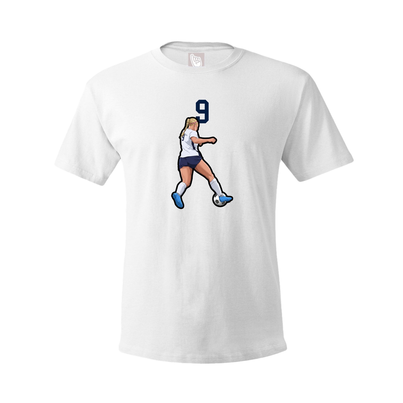Tee — Number Top in White