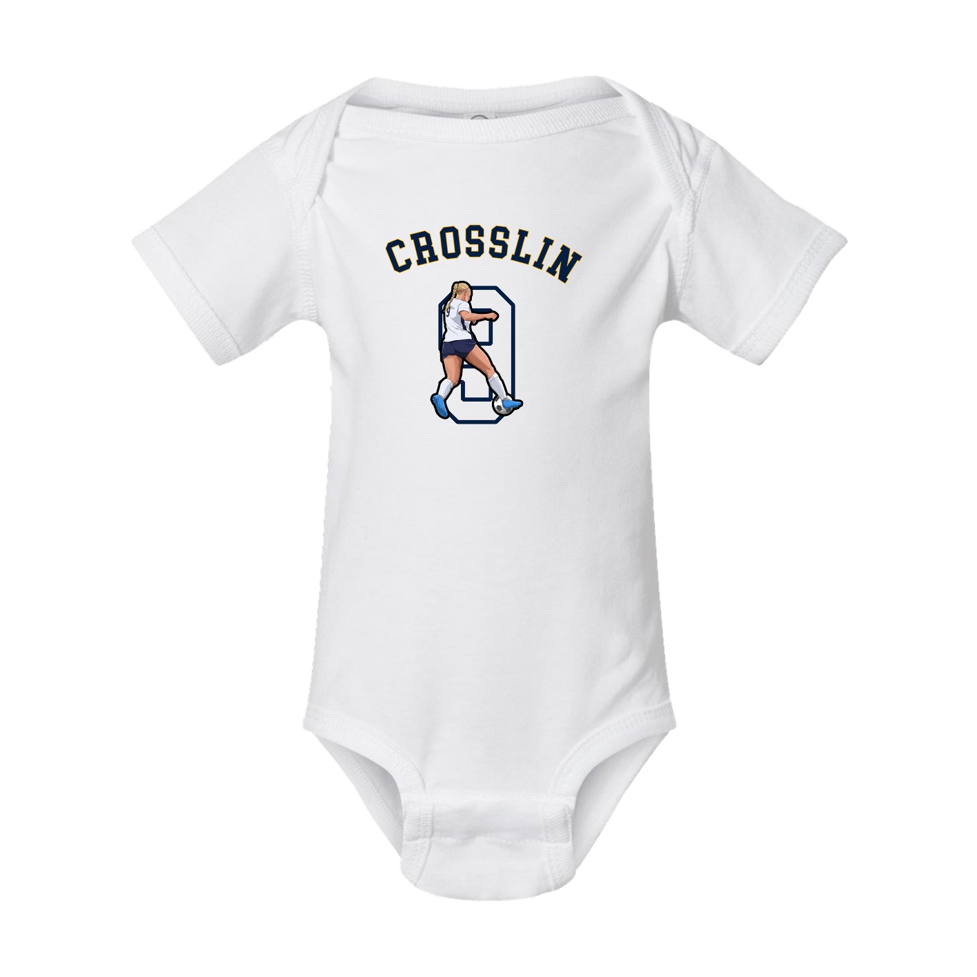Baby Onesie — Shirsey Arch in White
