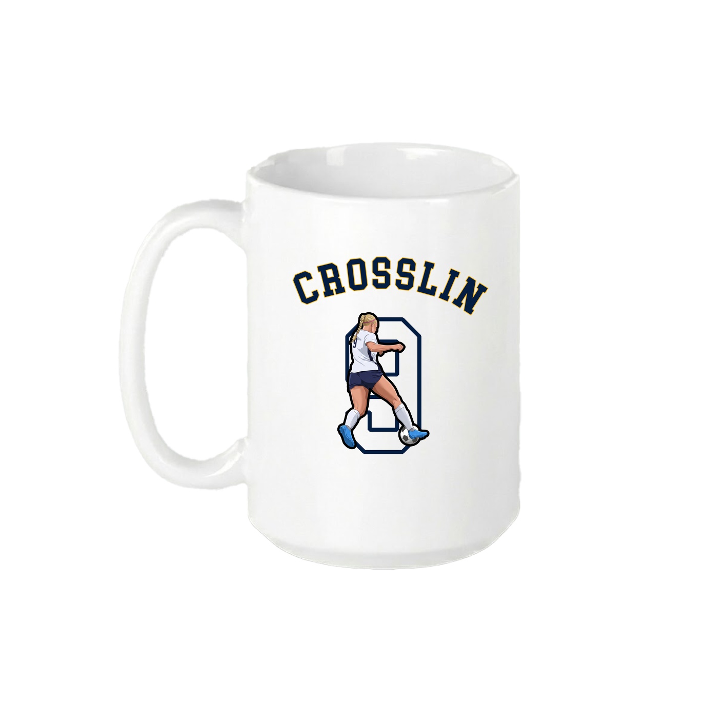 15oz Coffee Mug — Shirsey Arch in White