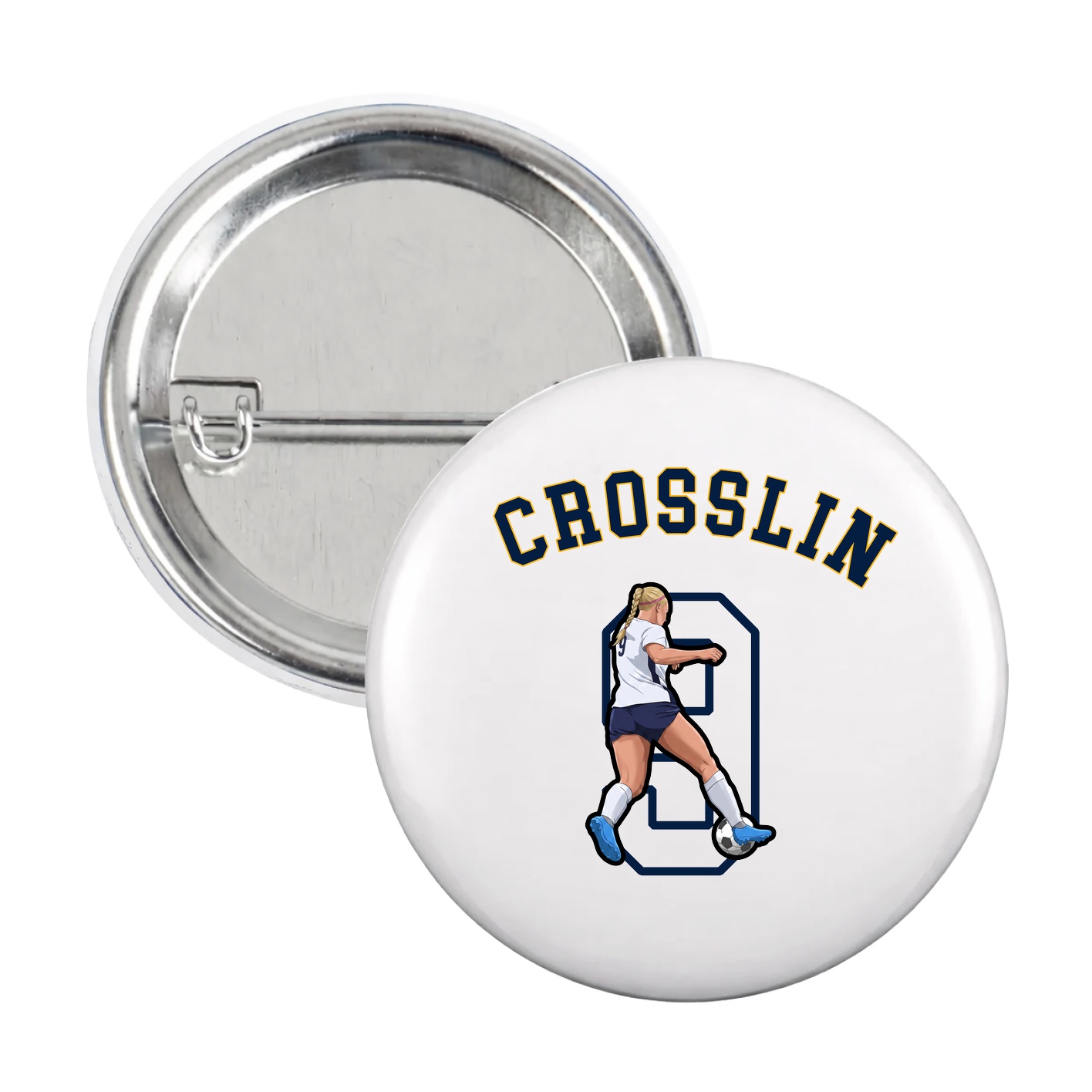 Game Day Button — Shirsey Arch in White