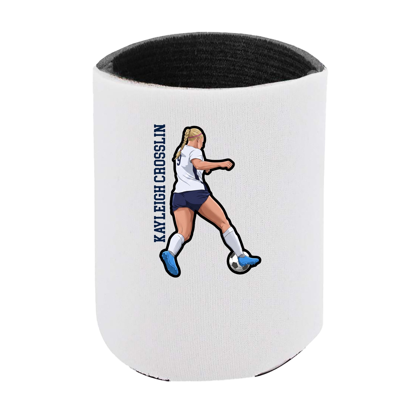 Can Holder — Name Vertical in White