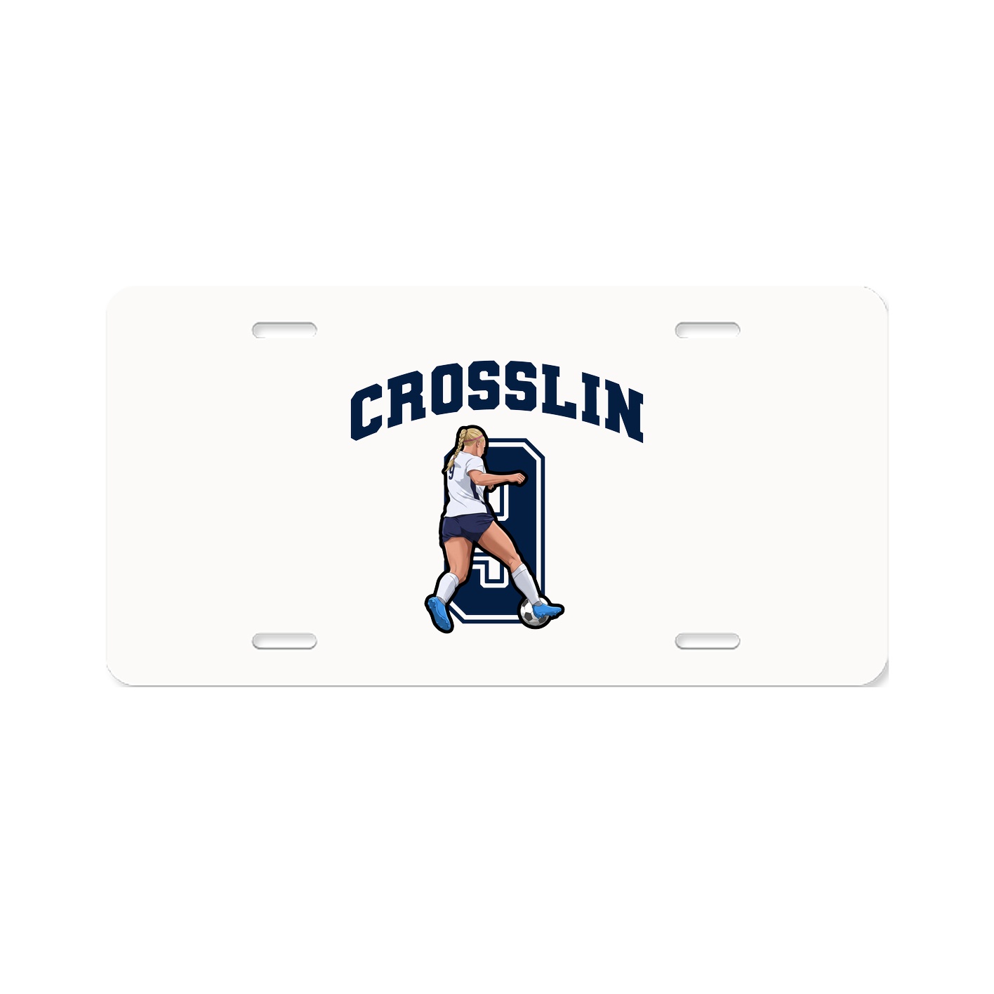License Plate — Number in Classic