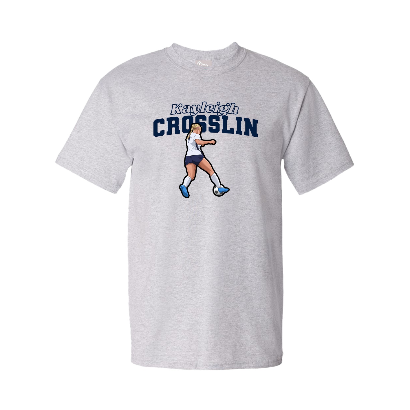 Tee — Name Arch in Grey