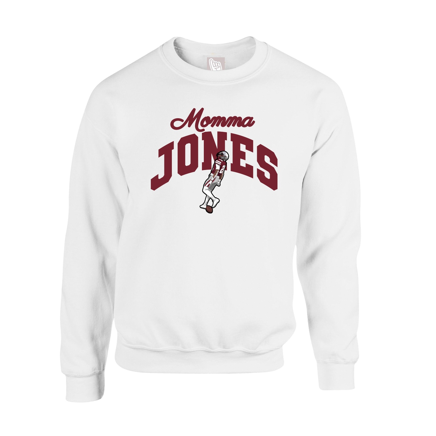 Fleece Crew — Mothers Day Arch in White