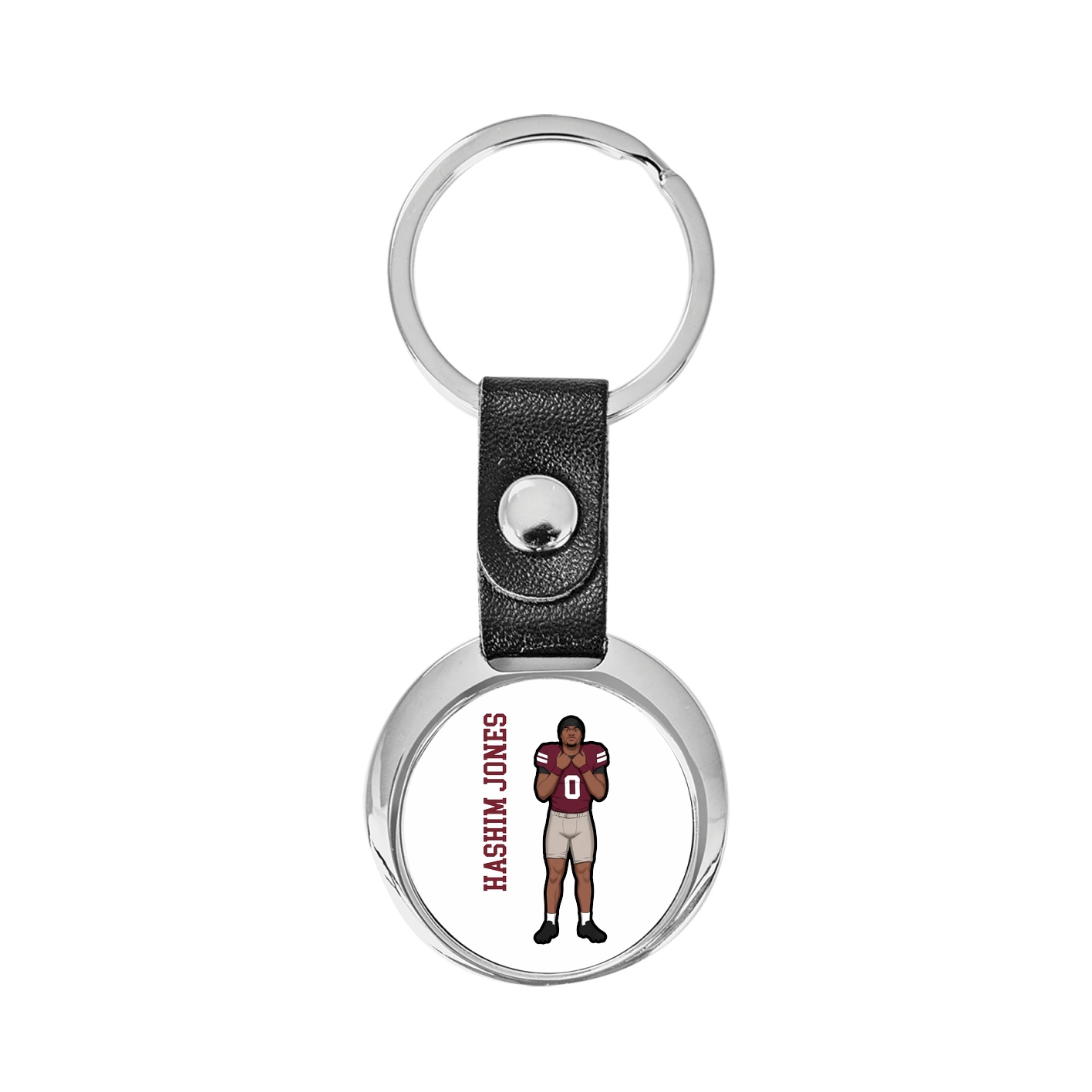 Key Chain — Name Vertical in Classic