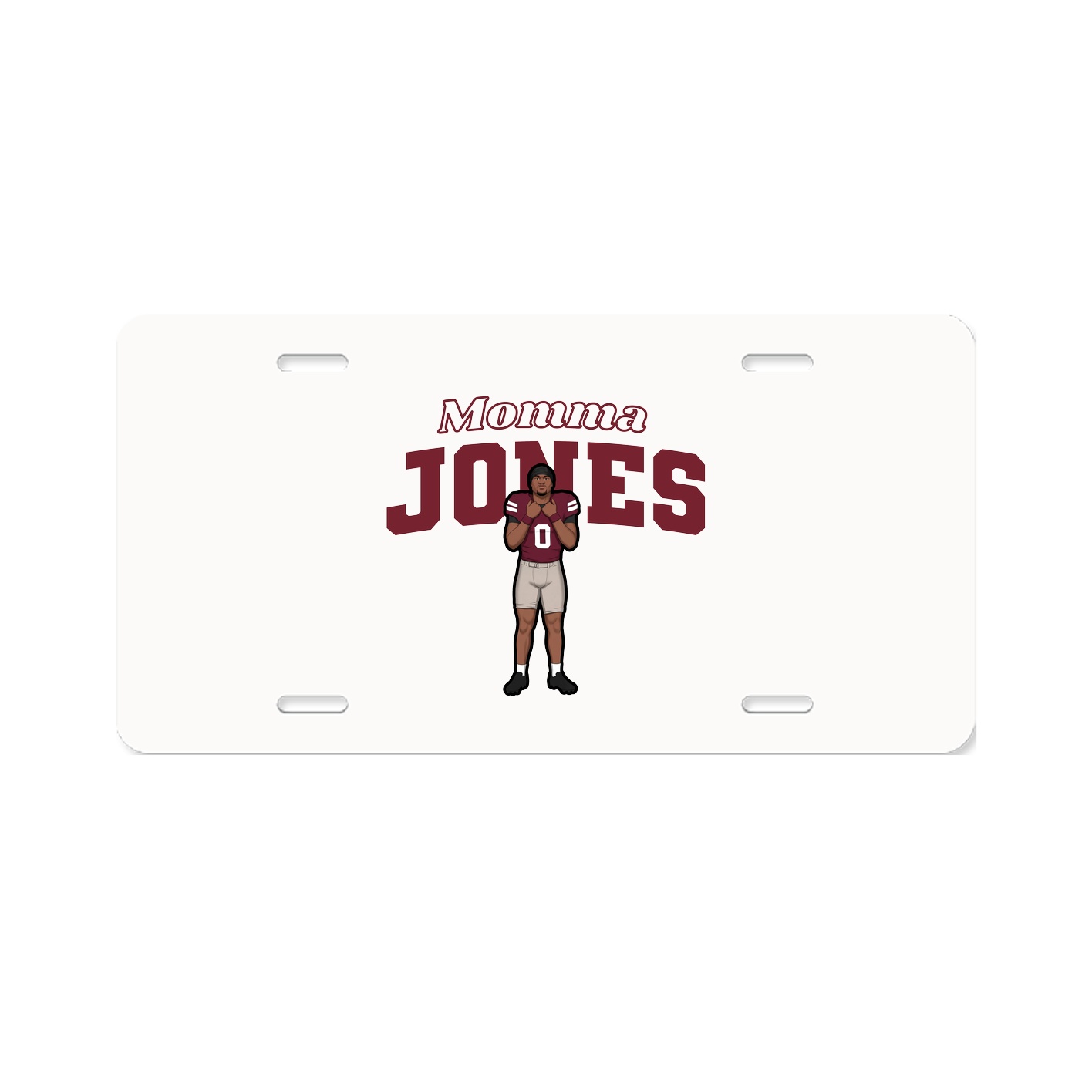 License Plate — Mothers Day Block in Classic