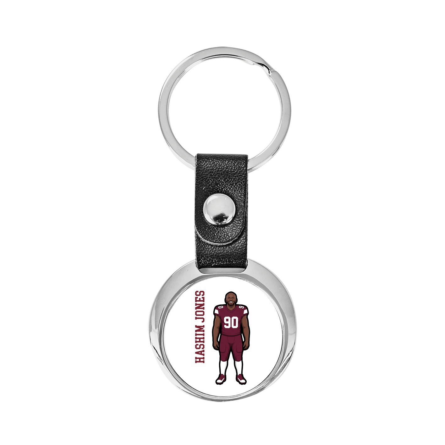 Key Chain — Name Vertical in Classic