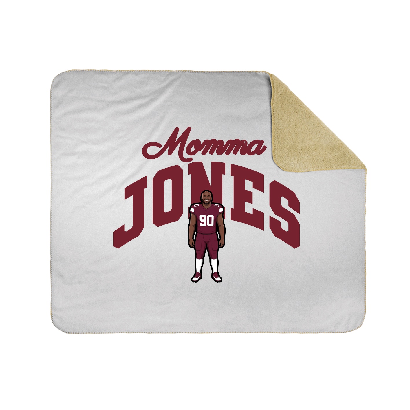 Throw Blanket — Mothers Day Arch in White