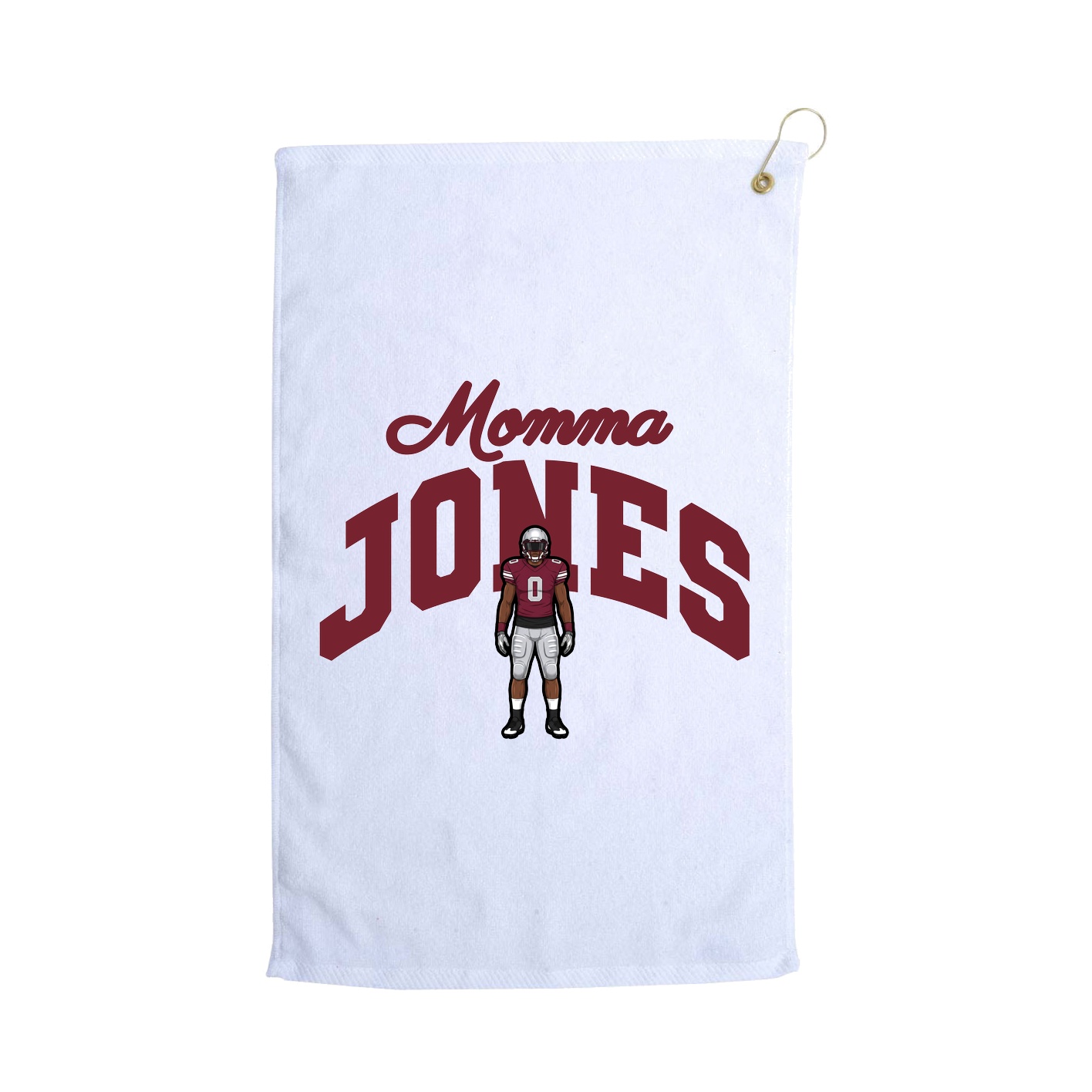 Golf Towel — Mothers Day Arch in White