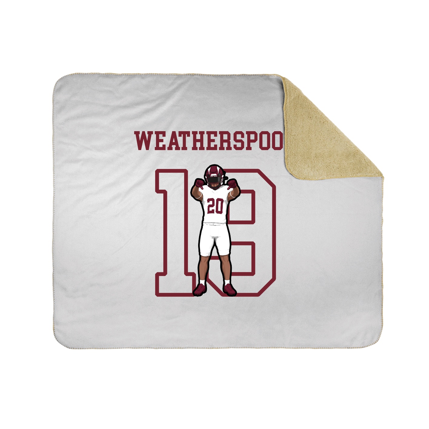 Throw Blanket — Shirsey in White